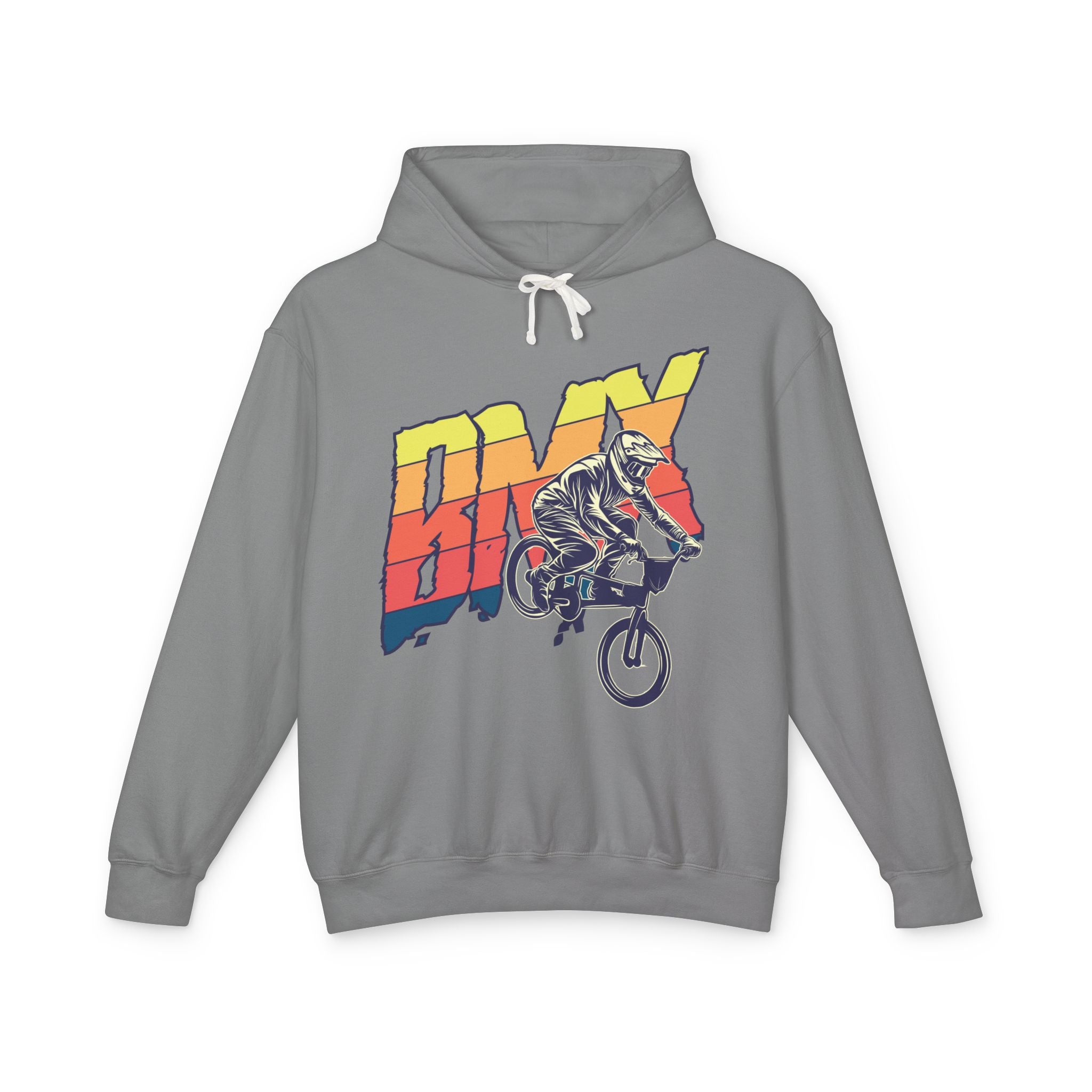 Rad- BMX Vintage Rider Hoodie — Retro BMX Sweatshirt for Cyclists & Fans