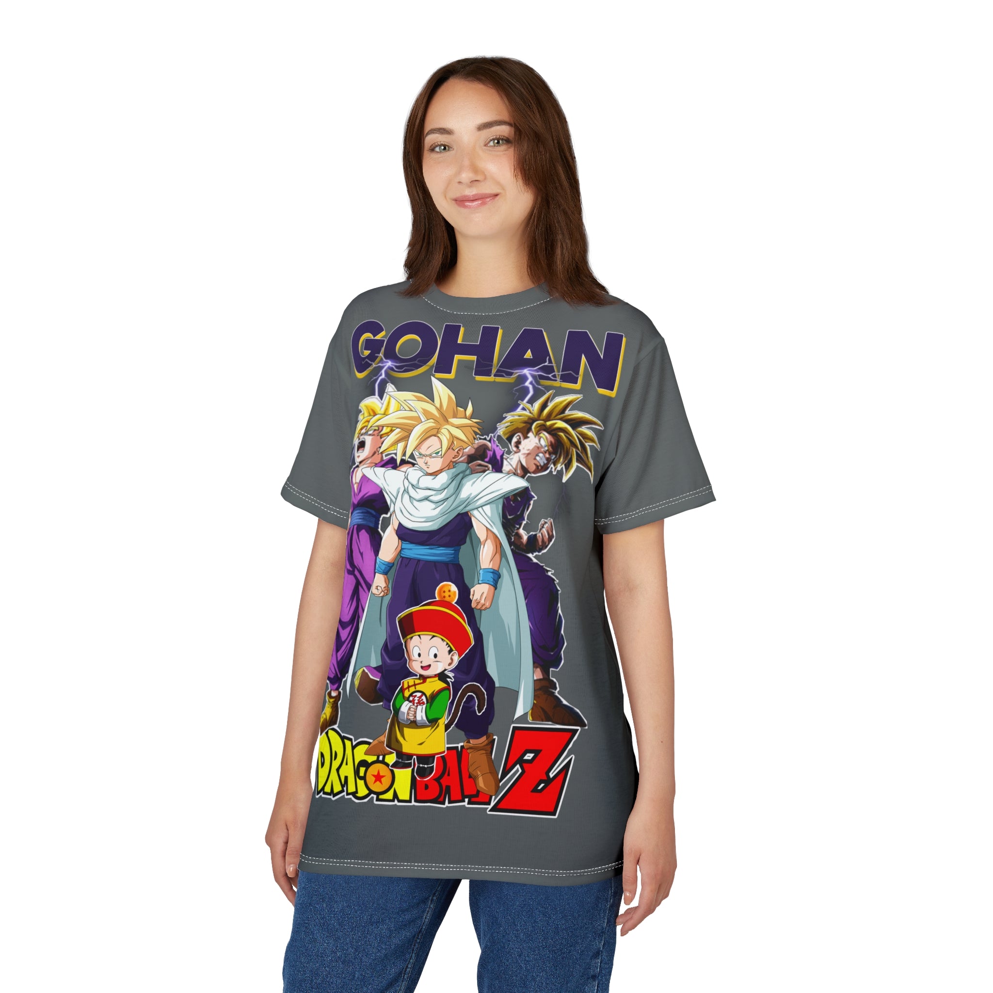 Dragon- Graphic Tee — Anime Character All-Over Print