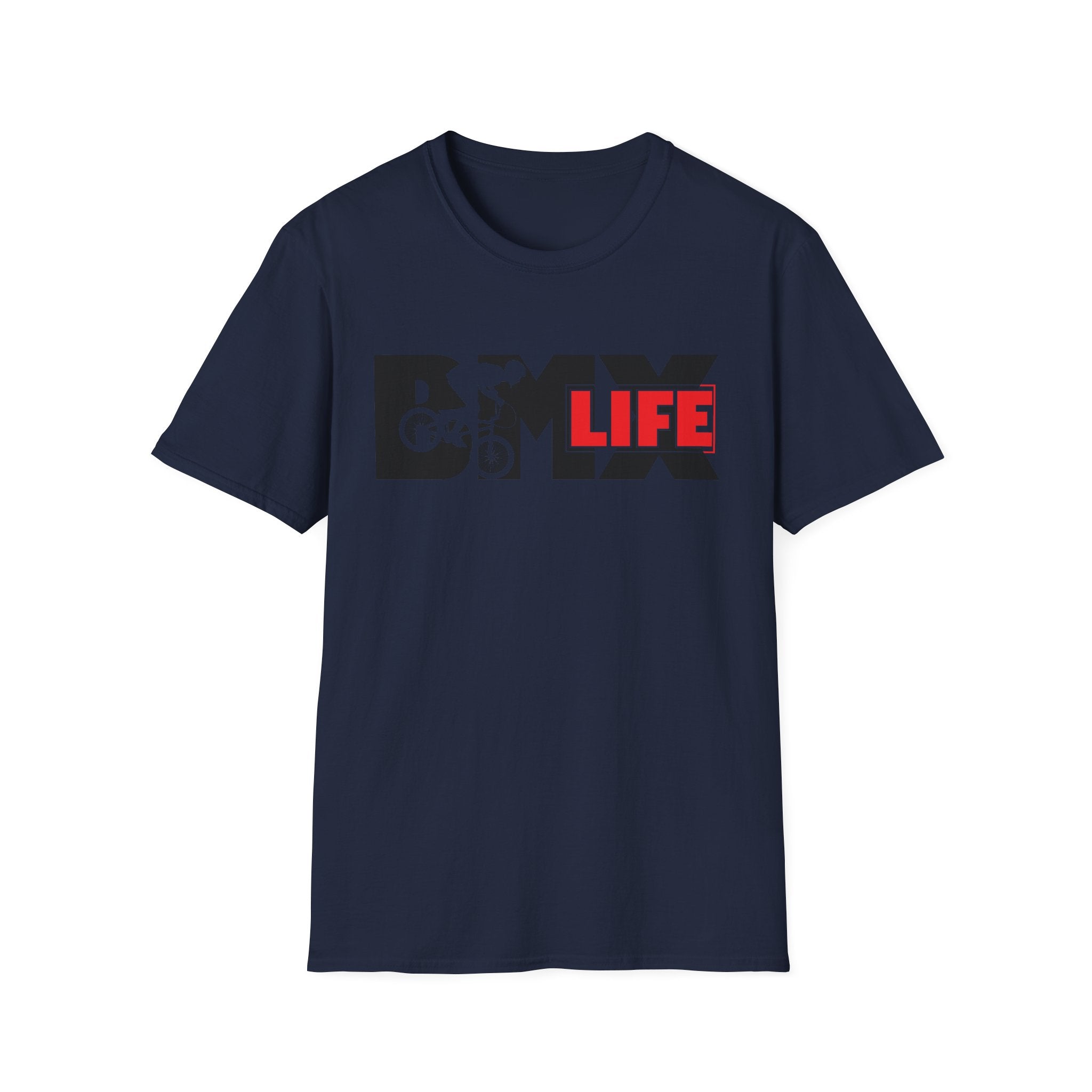 Rad- Life T-Shirt — Motocross Rider Tee with Back Number 33