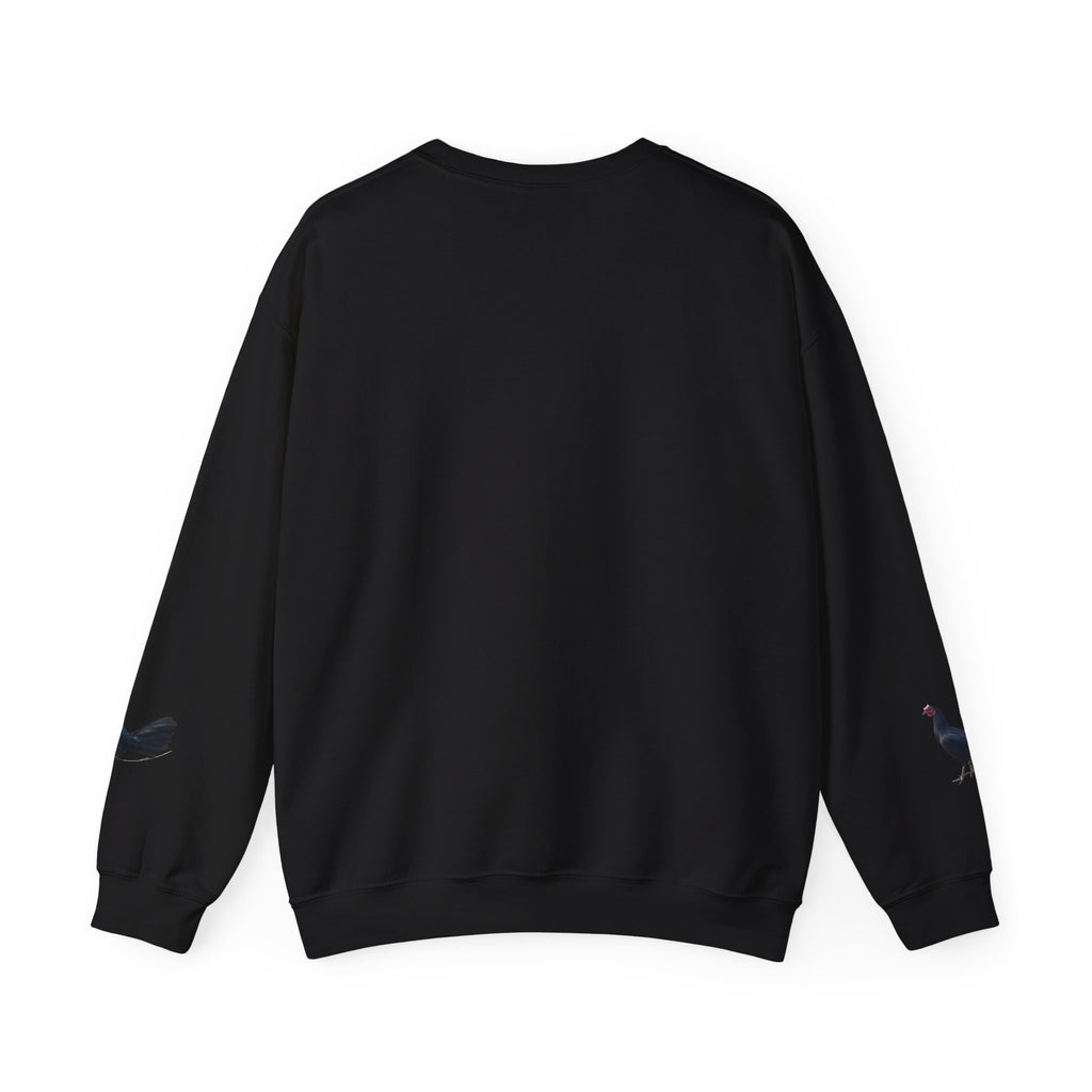 Henny- Chicken Sweatshirt — "No Hennies No Life" Graphic Pullover for Chicken Lovers