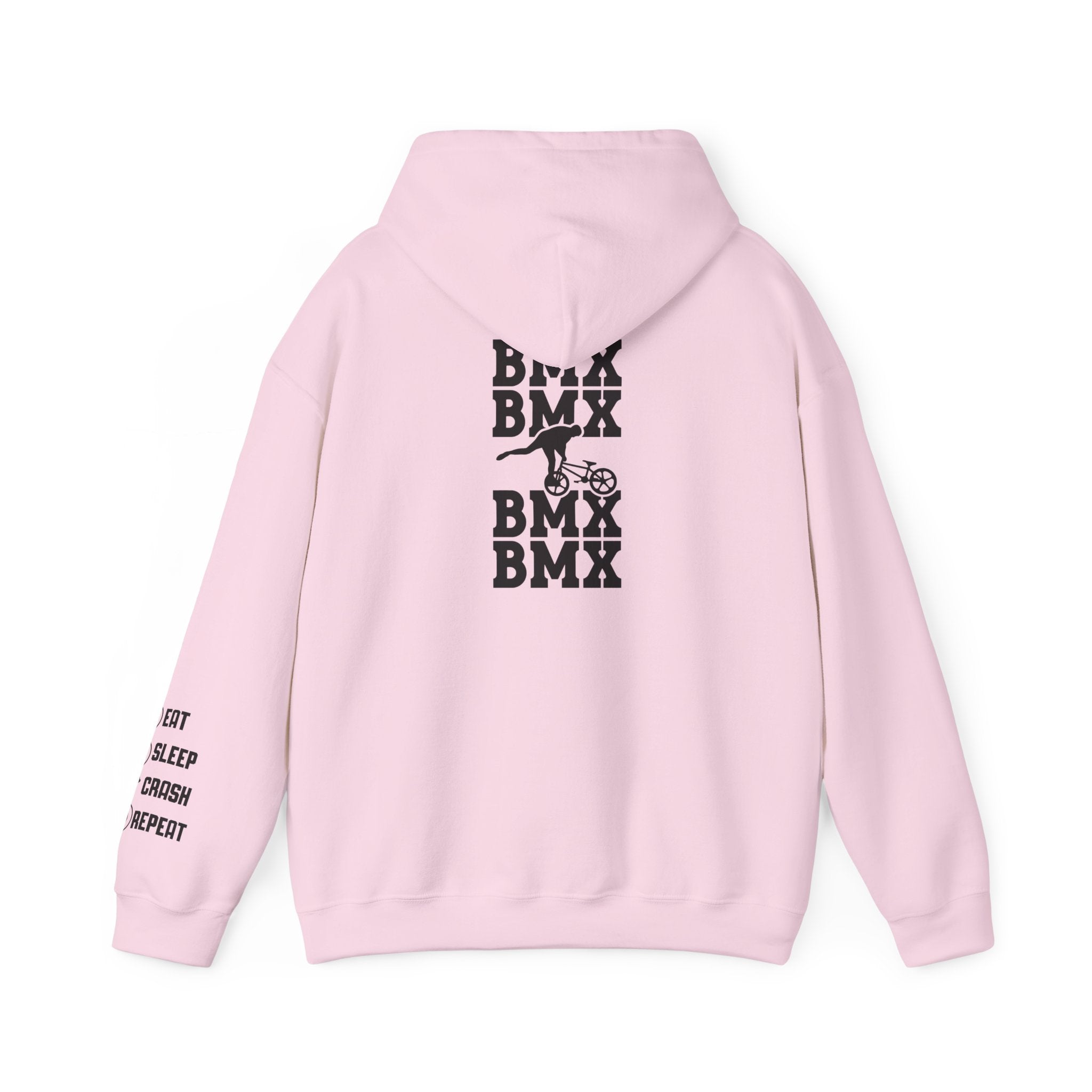 Rad-BMX Rider Hoodie — BMX Stunt Silhouettes Pullover for Riders & Fans