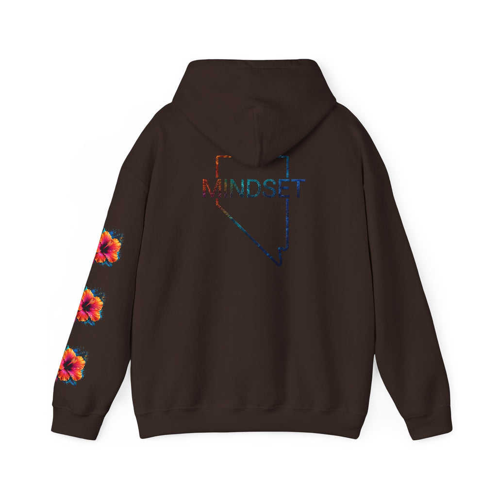 Tiff-Mindset Nevada Floral Hoodie — ‘Dream Believe’ Graphic Pullover