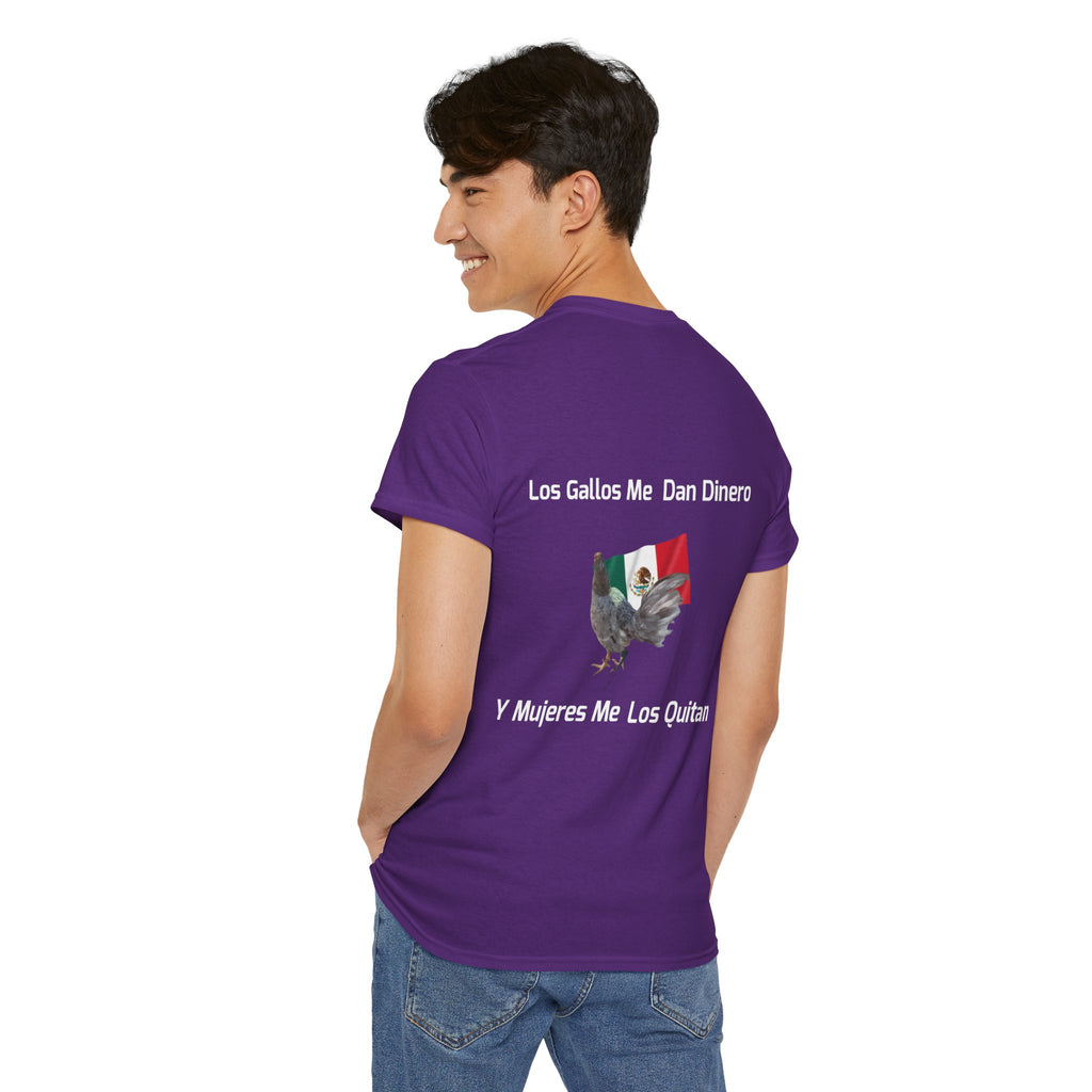 Henny-Gamefowl Tee — "Dro's Henny's Gamefarm" Mexican Flag Rooster Shirt