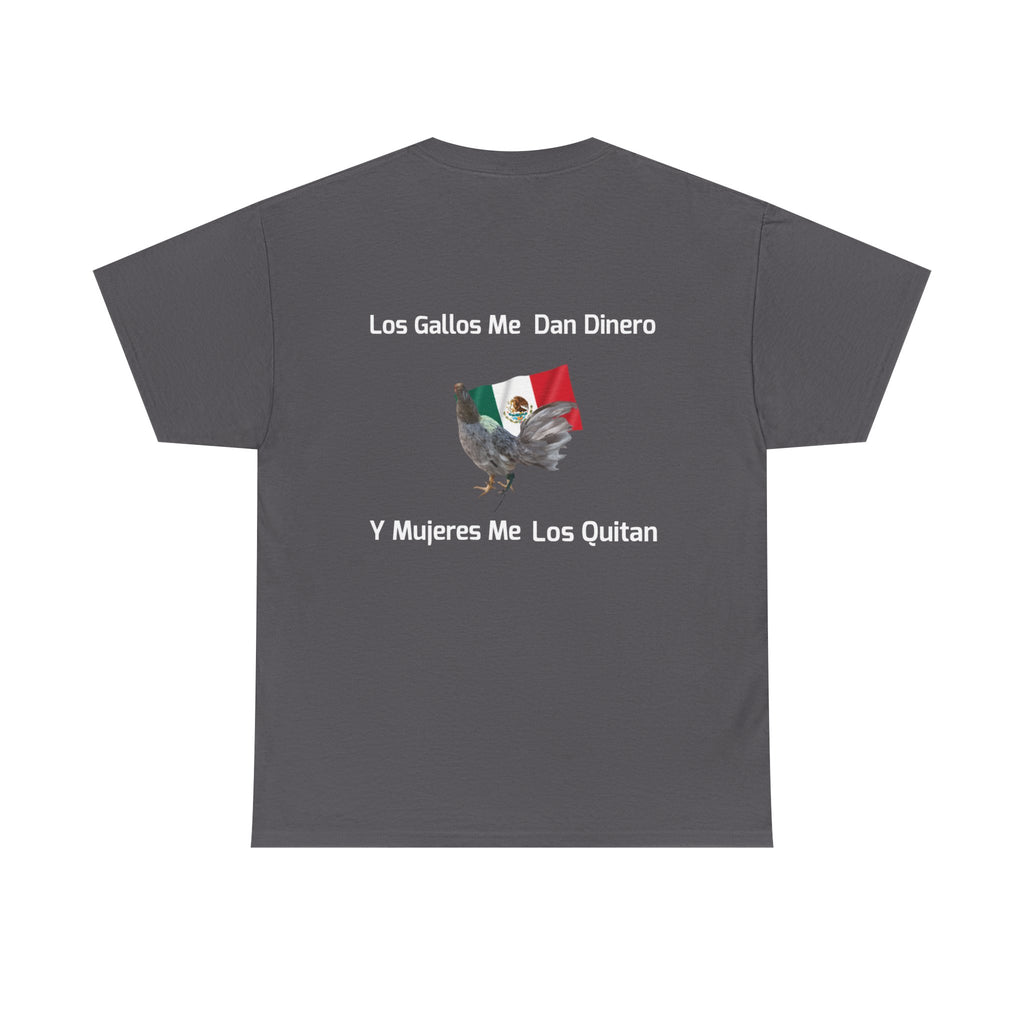 Henny-Gamefowl Tee — "Dro's Henny's Gamefarm" Mexican Flag Rooster Shirt