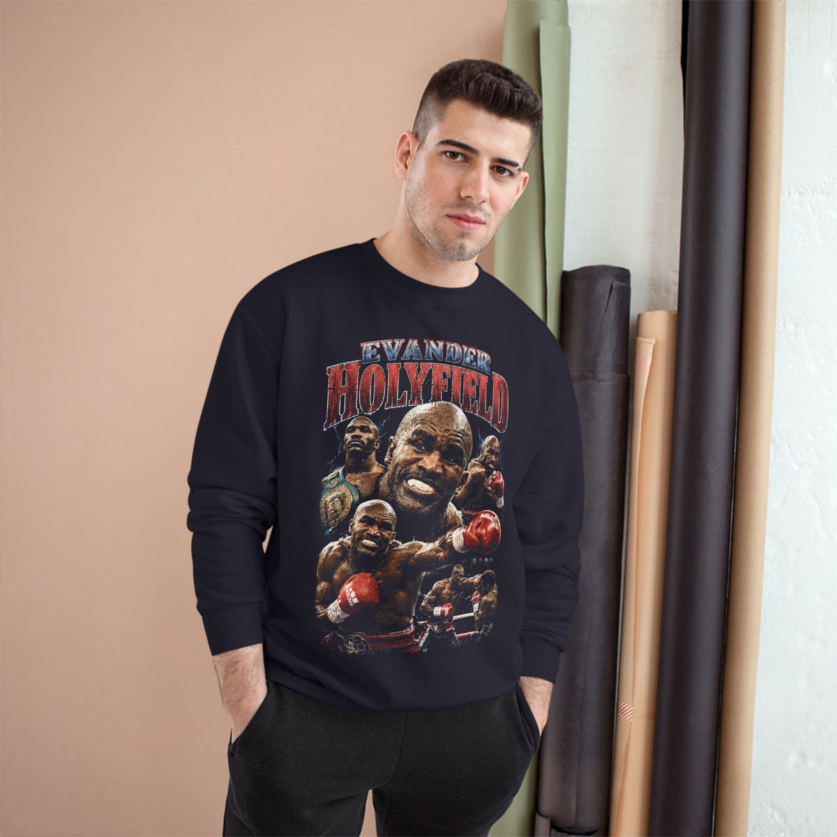 Retro Champion Tribute-Boxing Legend Sweatshirt