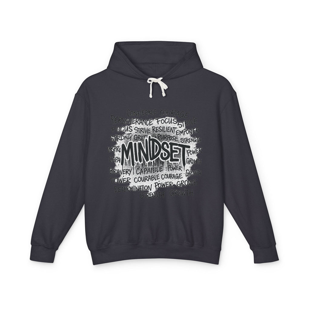 Mindset- Words Hoodie — Inspirational Typography Motivational Hoodie