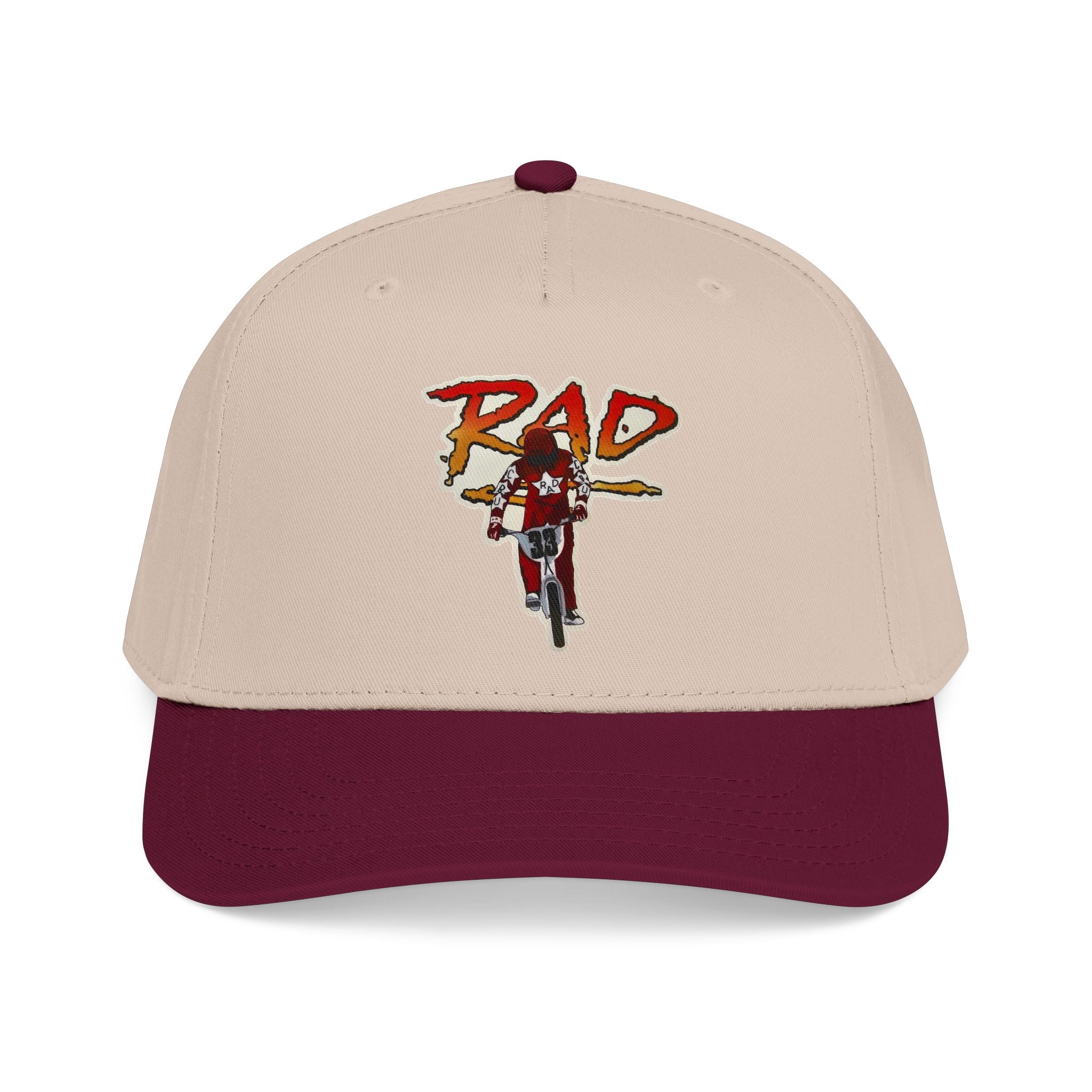 Rad- Dirt Bike Cap — Retro Motocross Baseball Hat