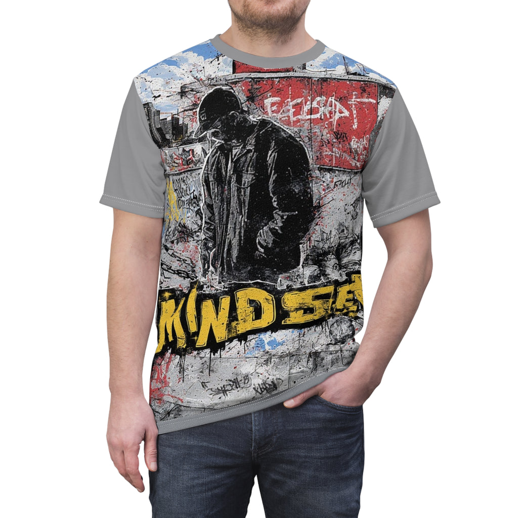 Mindset- Graffiti Tee — Urban Street Art All-Over Print T-Shirt
