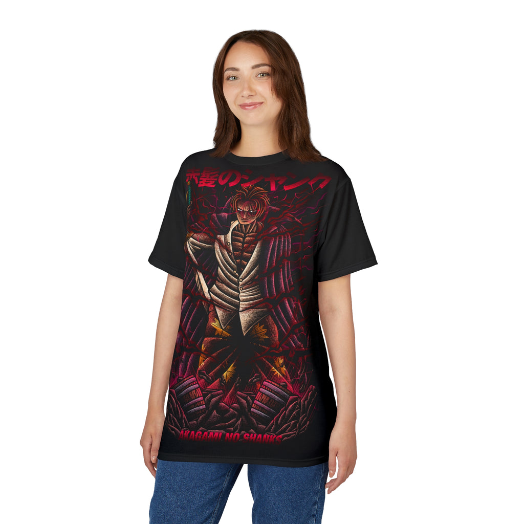 Anime- Shank Anime Warrior T-Shirt — Japanese Graphic Tee