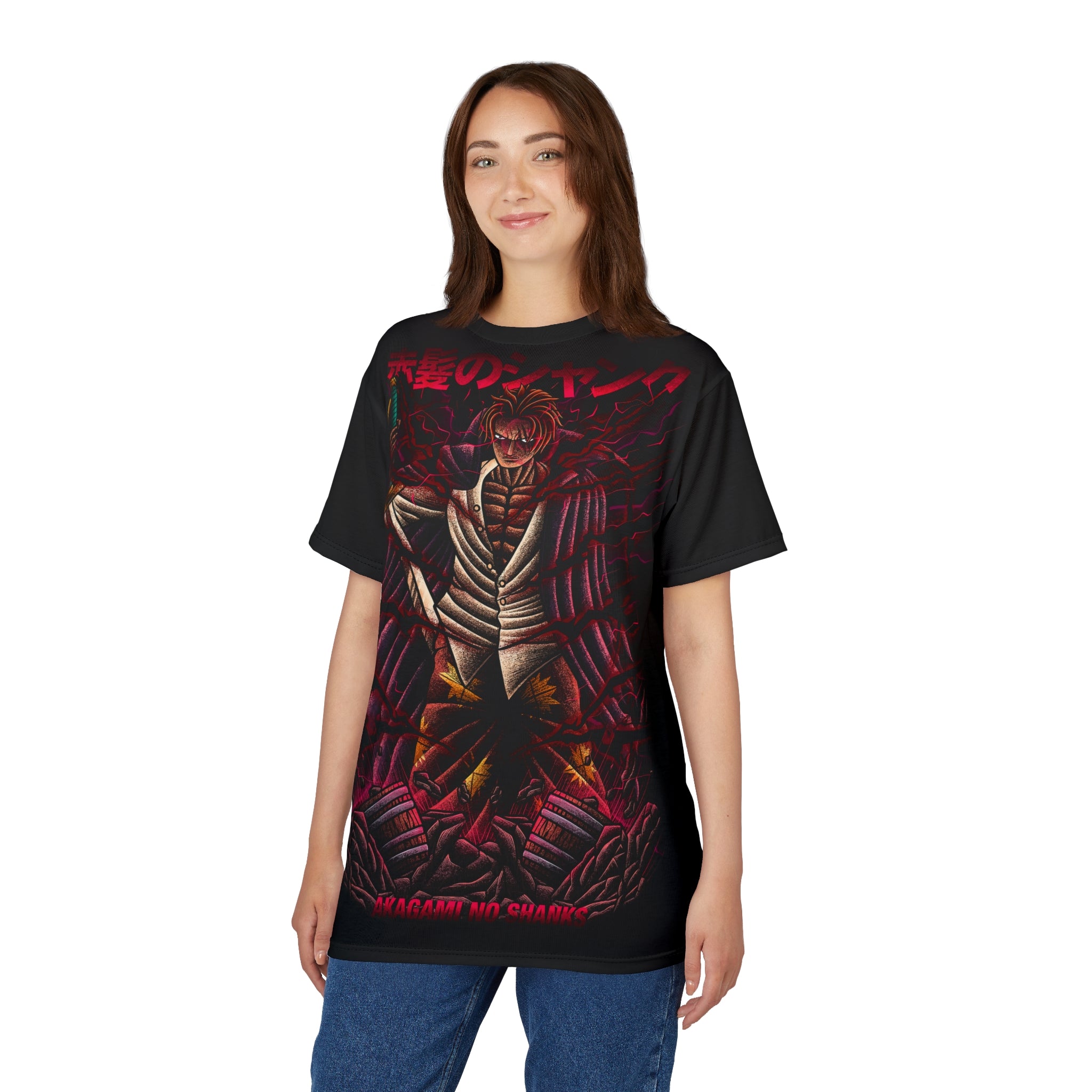 Anime- Shank Anime Warrior T-Shirt — Japanese Graphic Tee