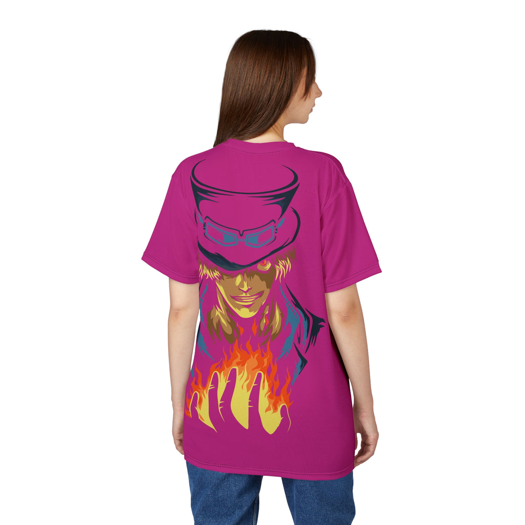 Anime-Flame Graphic Tee — Bold Fiery Anime-Inspired Shirt