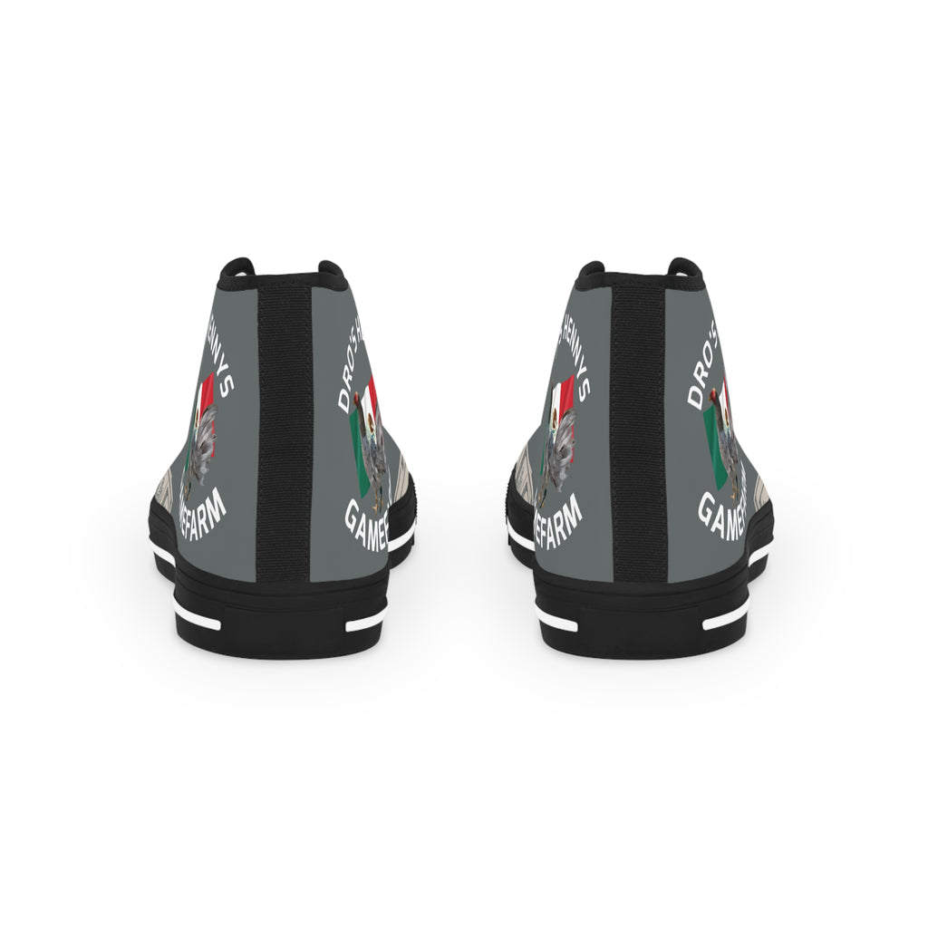 Henny-High Top Sneakers — Money Graphic with 'HENNY'S' Logo
