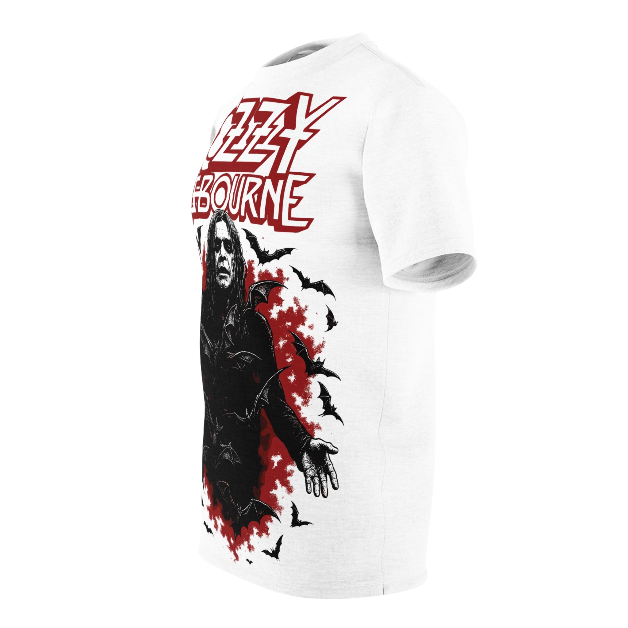 Metal- Ozzy Osbourne Graphic Tee — Gothic Bats Rock Band T-Shirt