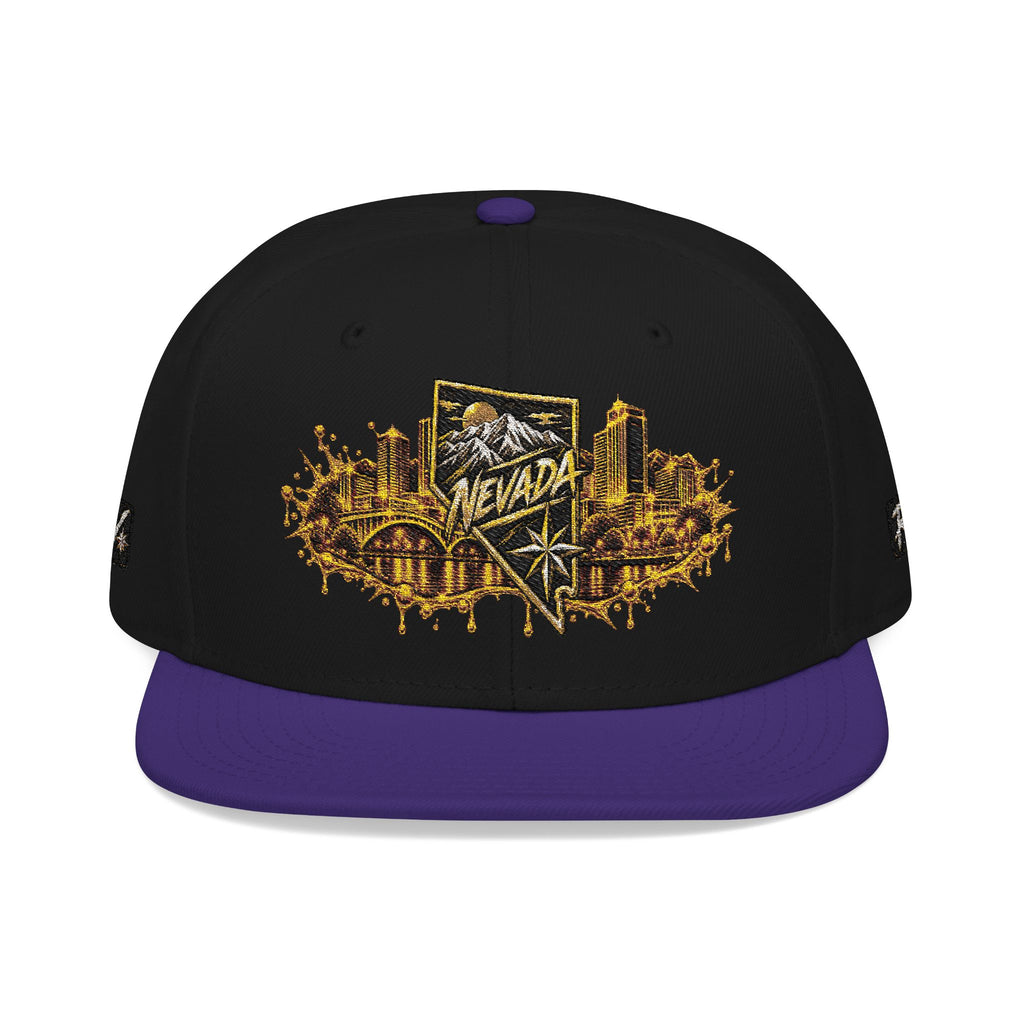 Hat-Embroidered City Gold Snapback Hat