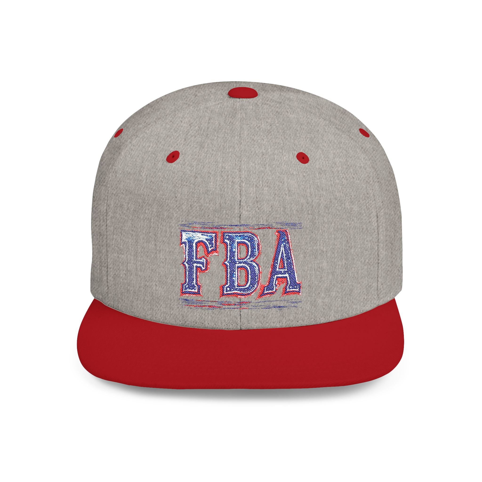 FBA- Distressed Patch Snapback Hat