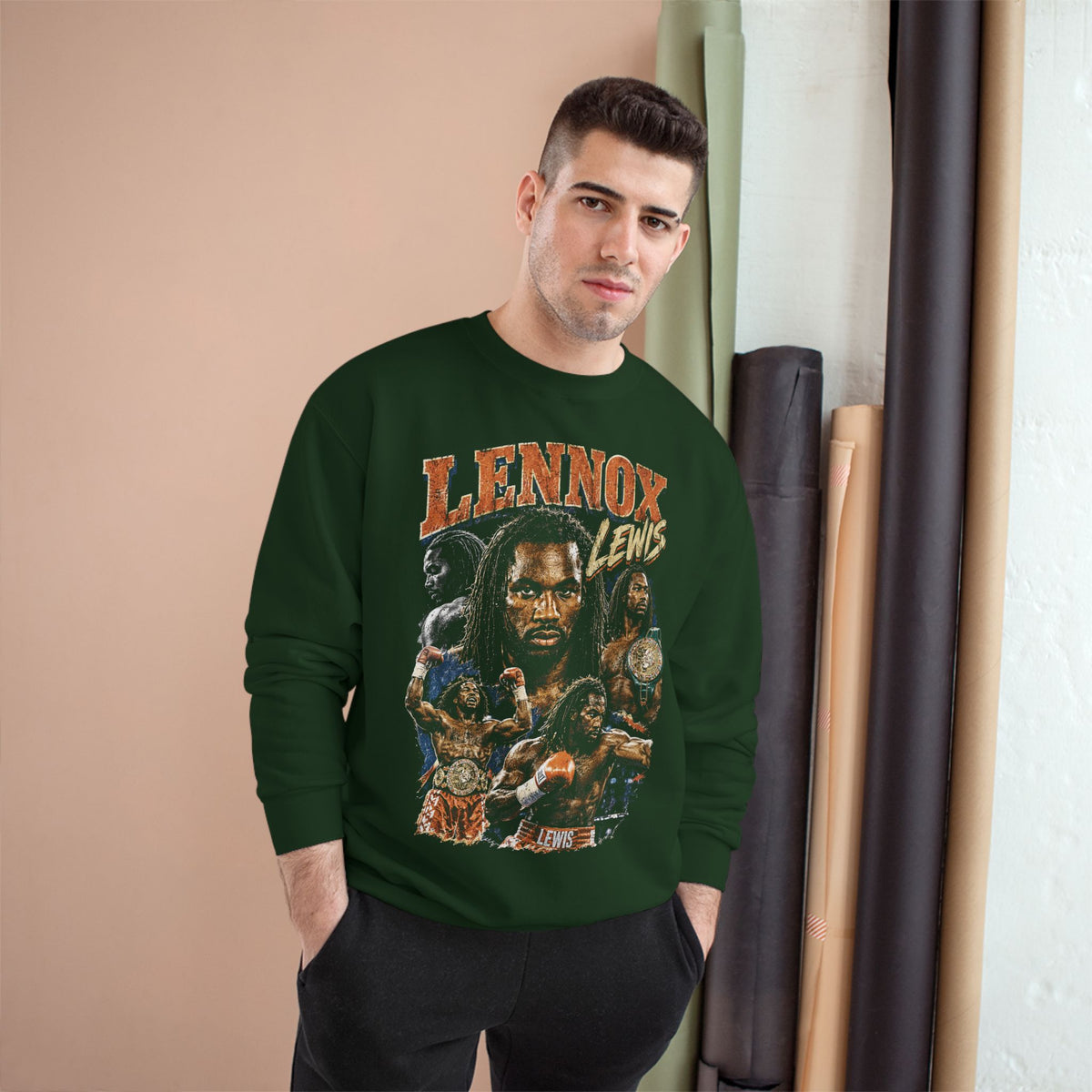 Retro Champion Tribute- Vintage Boxing Champion Sweatshirt