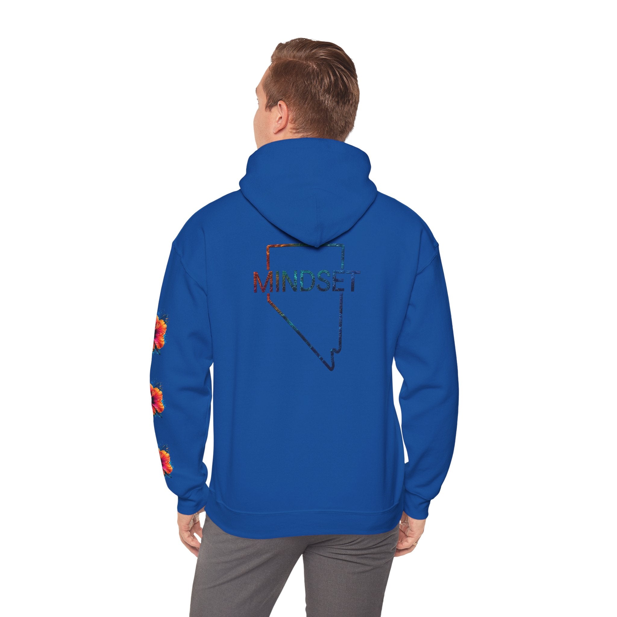 Tiff-Mindset Nevada Floral Hoodie — ‘Dream Believe’ Graphic Pullover