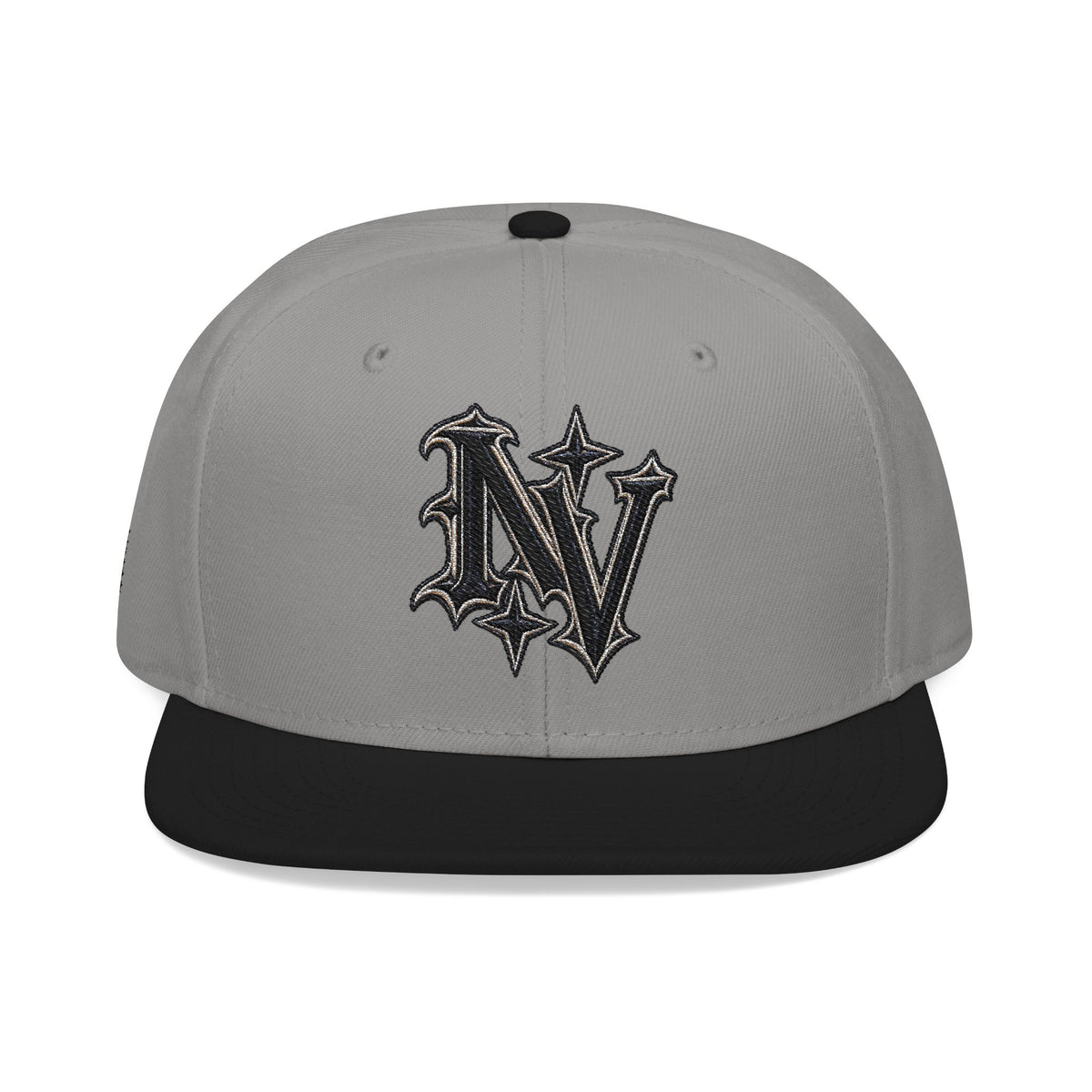 Hat-Embroidered V Diamond Snapback Hat — Streetwear Baseball Cap
