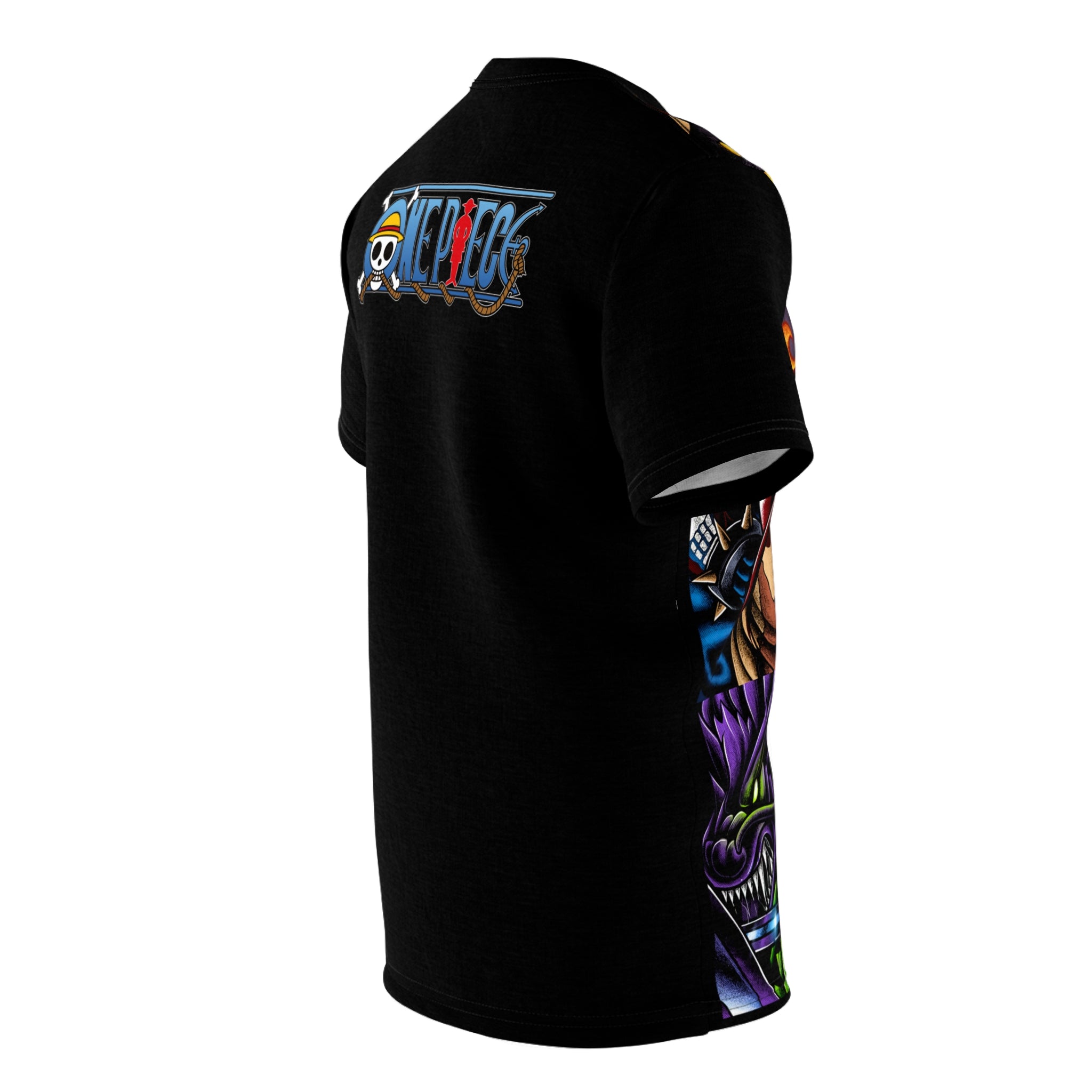 Anime -Straw Hat Trio Graphic Tee — Bold Pirate Crew All-Over Print