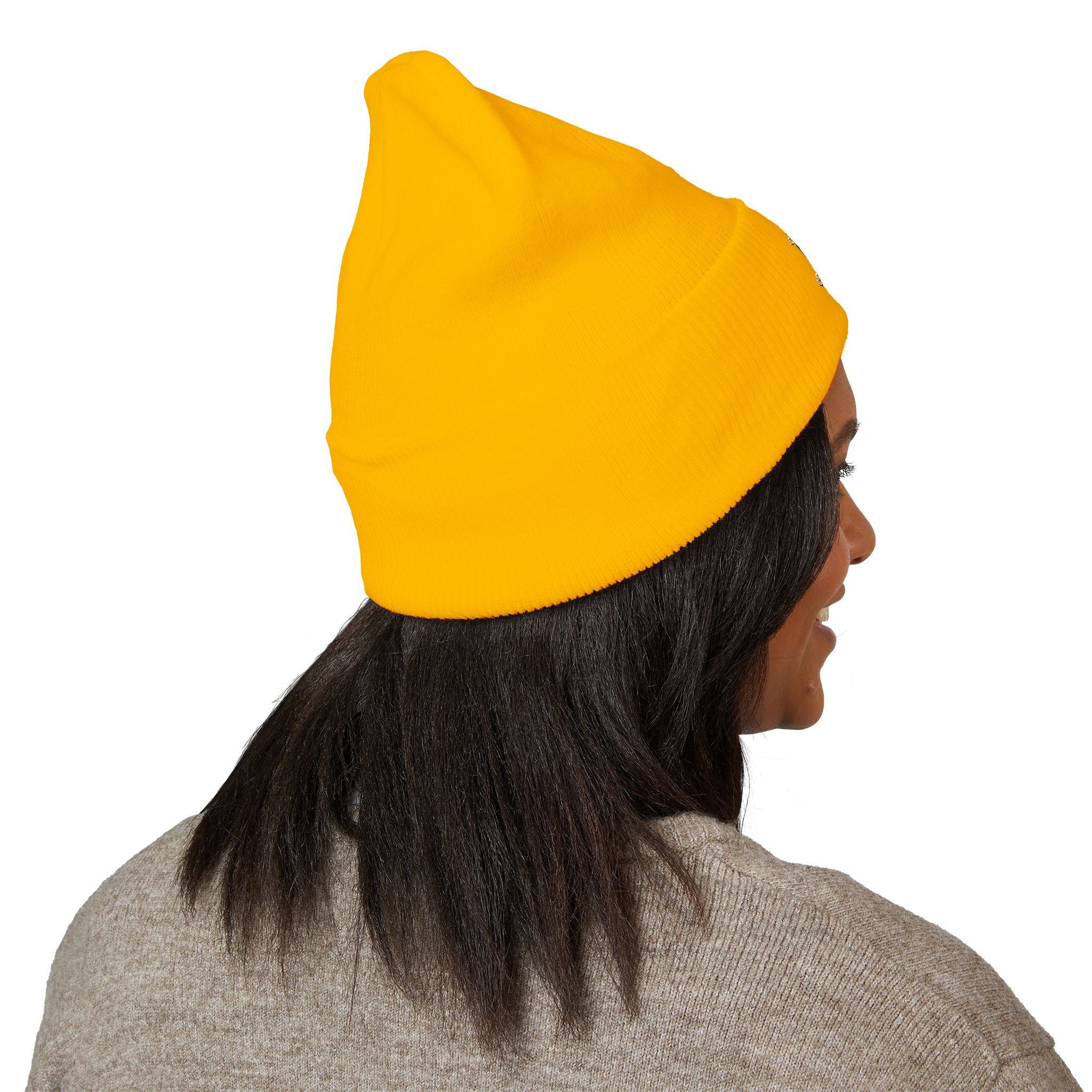 Henny-Embroidered "Fish & Friends Game Shack" Classic Cuffed Beanie — Winter Knit Hat