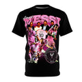 Team-Messi Miami All-Over Graphic Tee — Pink Retro Collage
