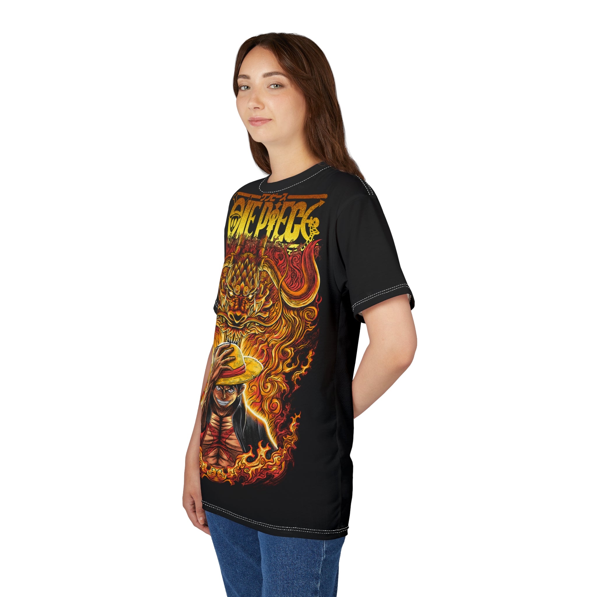 Anime- Dragon Fire Graphic Tee