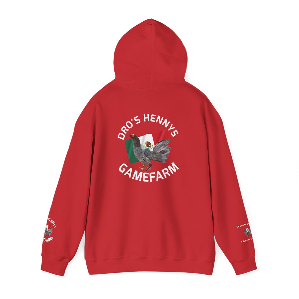 Henny-Gamefarm Hoodie — Dro's Kenny's Logo Sweatshirt (Mexican Flag)