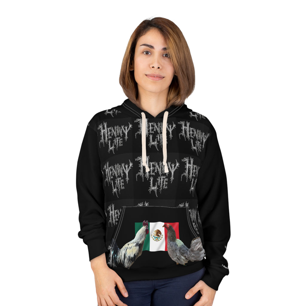 Henny- Life Hoodie — Mexican Rooster Graphic Pullover