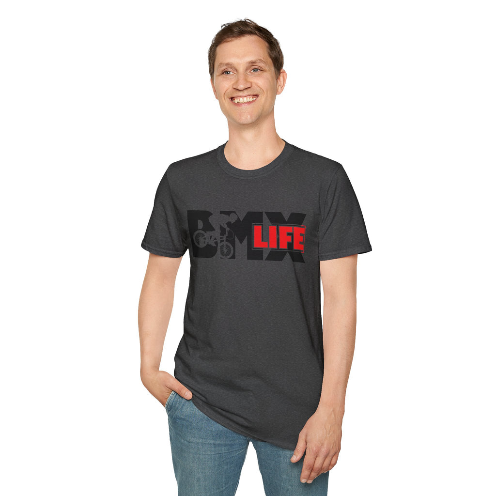 Rad- Life T-Shirt — Motocross Rider Tee with Back Number 33
