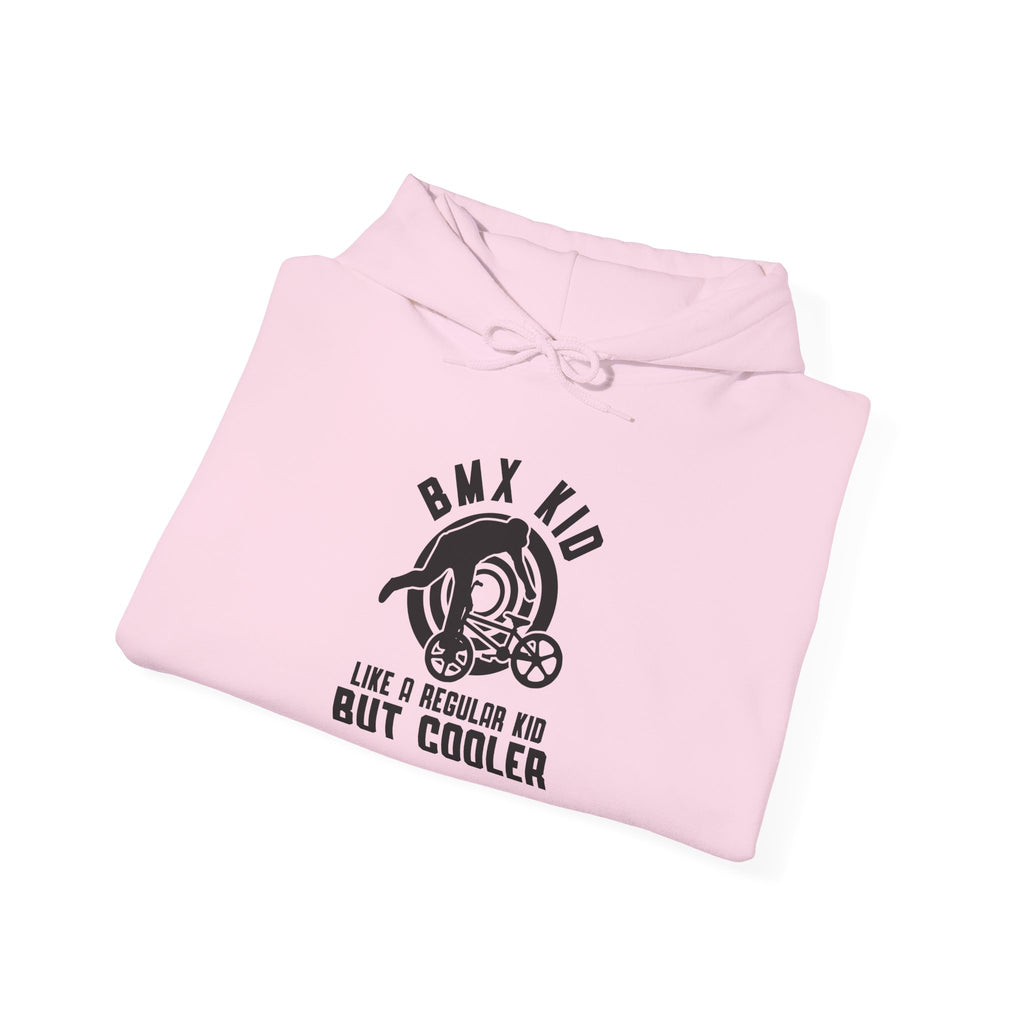 Rad-BMX Kid Hoodie — "Like a Regular Kid But Cooler" Youth BMX Pullover
