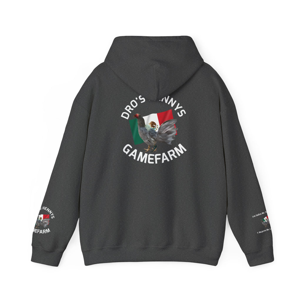 Henny-Gamefarm Hoodie — Dro's Kenny's Logo Sweatshirt (Mexican Flag)