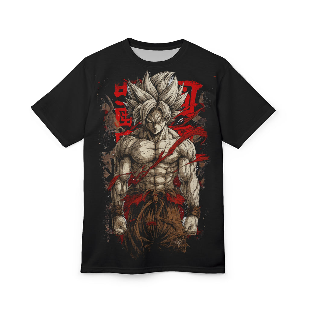 Dragon- Warrior Graphic Tee — Anime Fighter All-Over Print