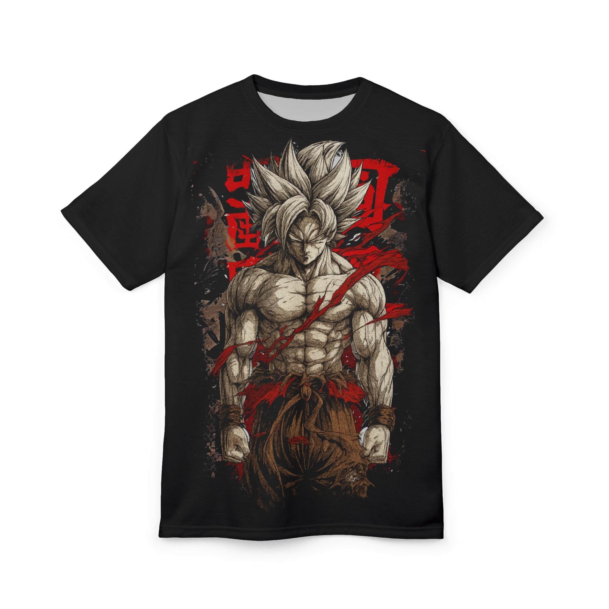 Dragon- Warrior Graphic Tee — Anime Fighter All-Over Print