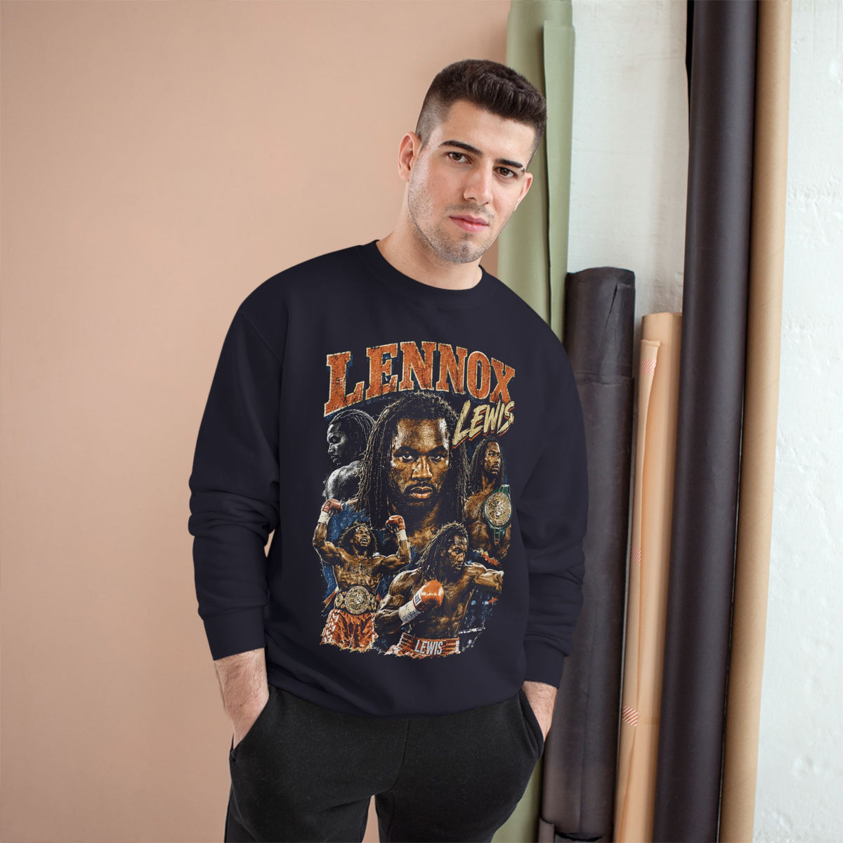 Retro Champion Tribute- Vintage Boxing Champion Sweatshirt