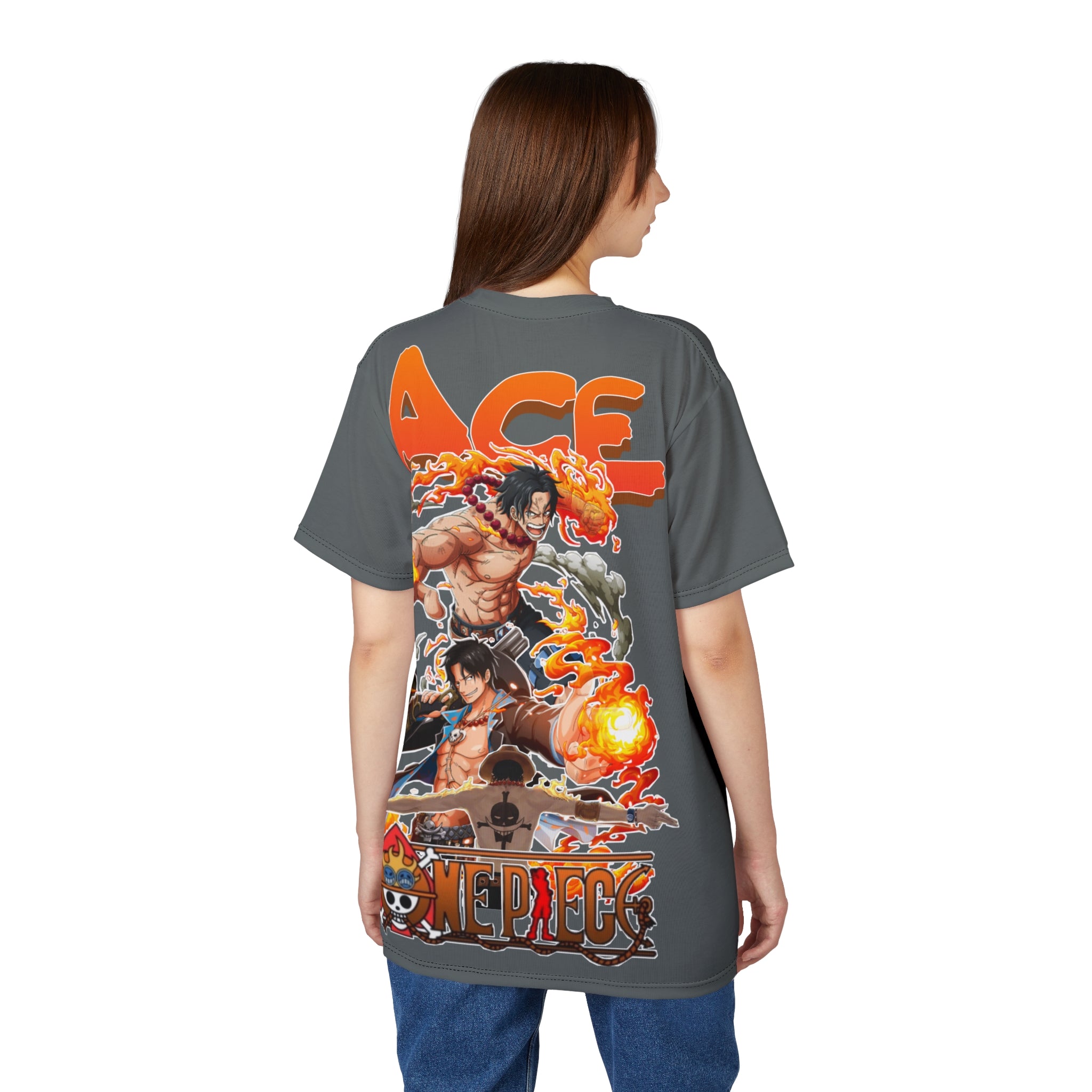 Anime-Ace Flames Graphic Tee