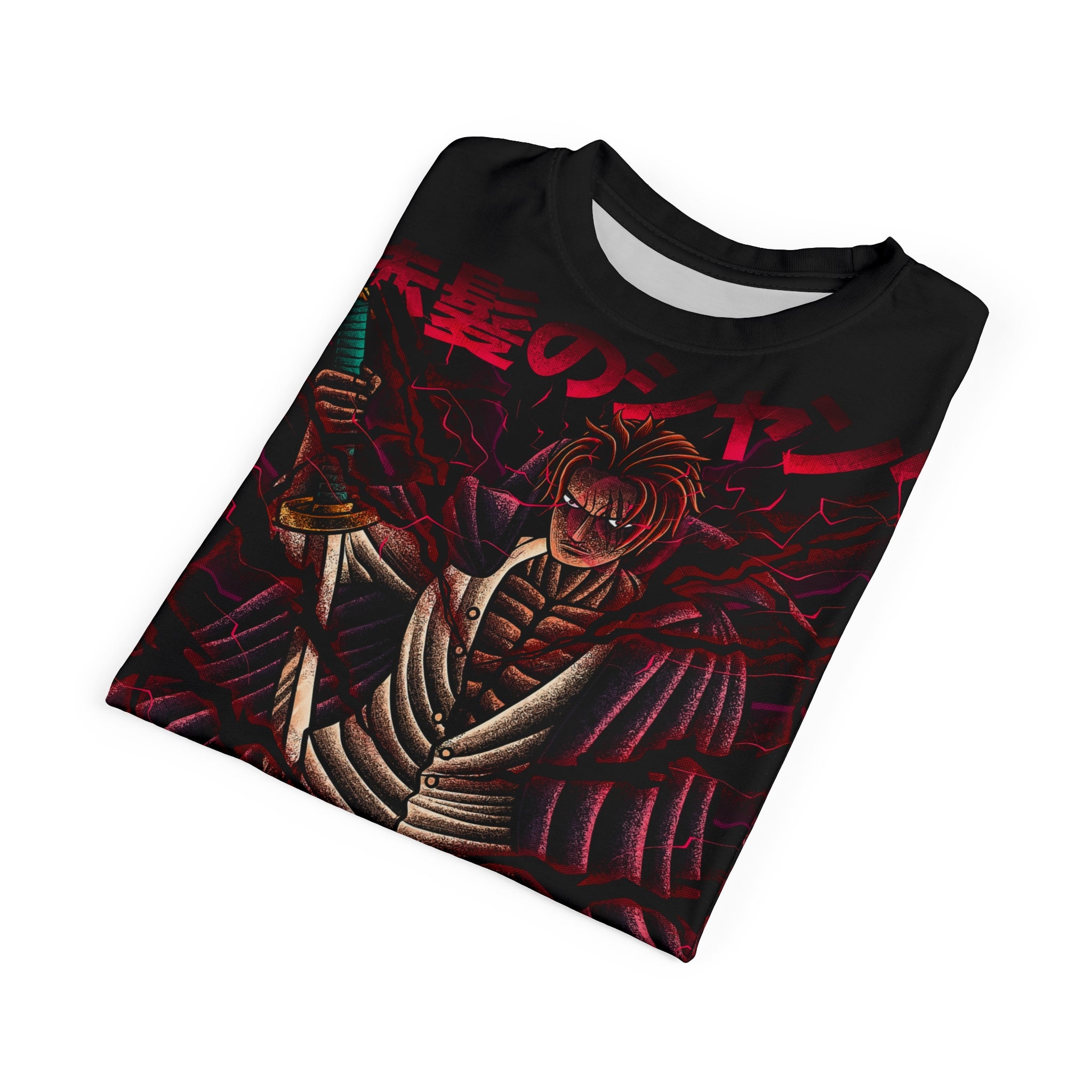 Anime- Shank Anime Warrior T-Shirt — Japanese Graphic Tee