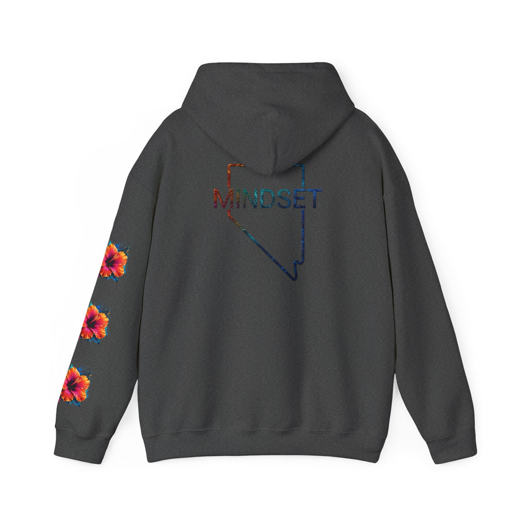 Tiff-Mindset Nevada Floral Hoodie — ‘Dream Believe’ Graphic Pullover