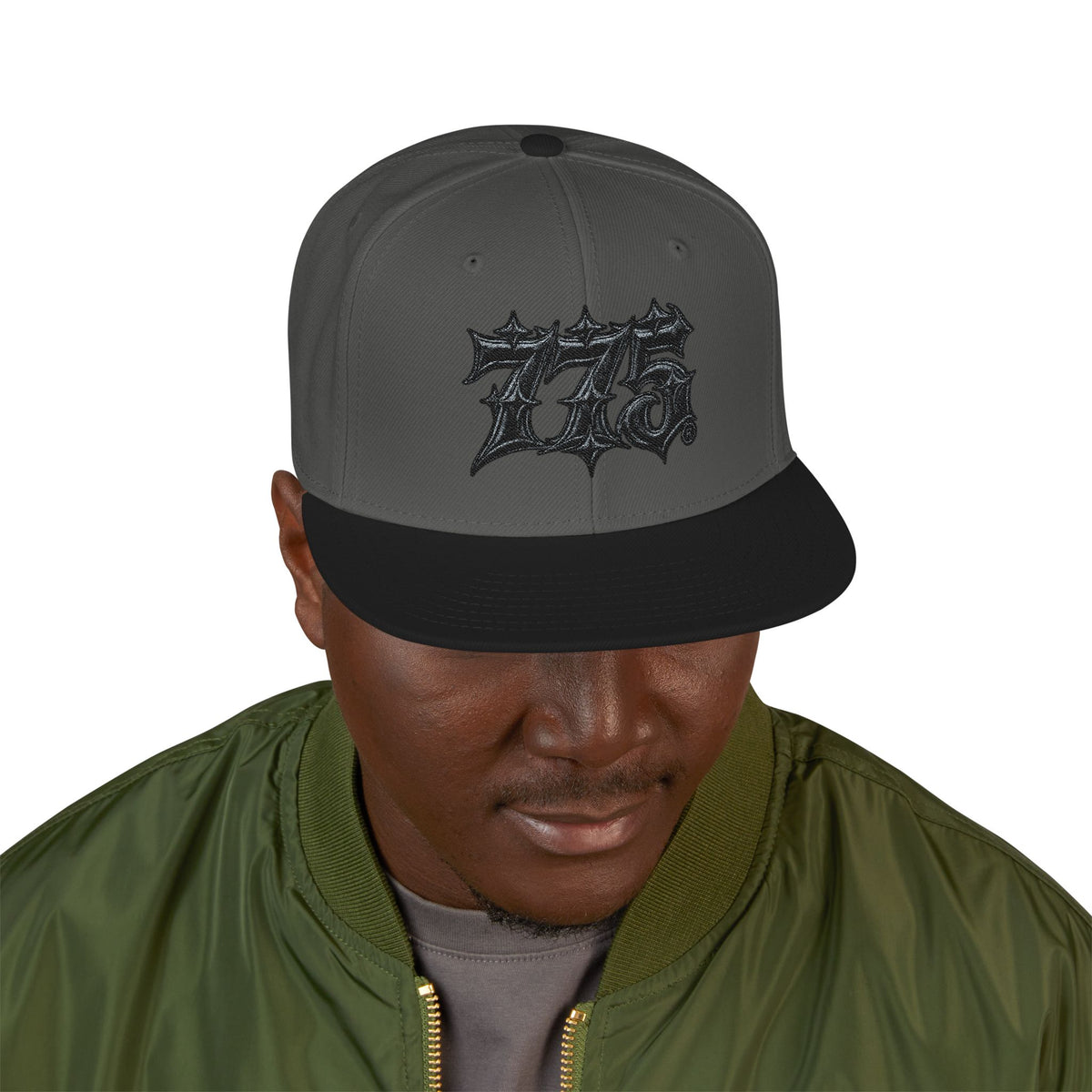 Hat — Dark Gray & Black Streetwear Cap