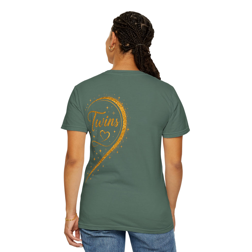 Tiff-Twins Forever T-Shirt — “Two Hearts, One Unbreakable Bond” Sister Twin Tee