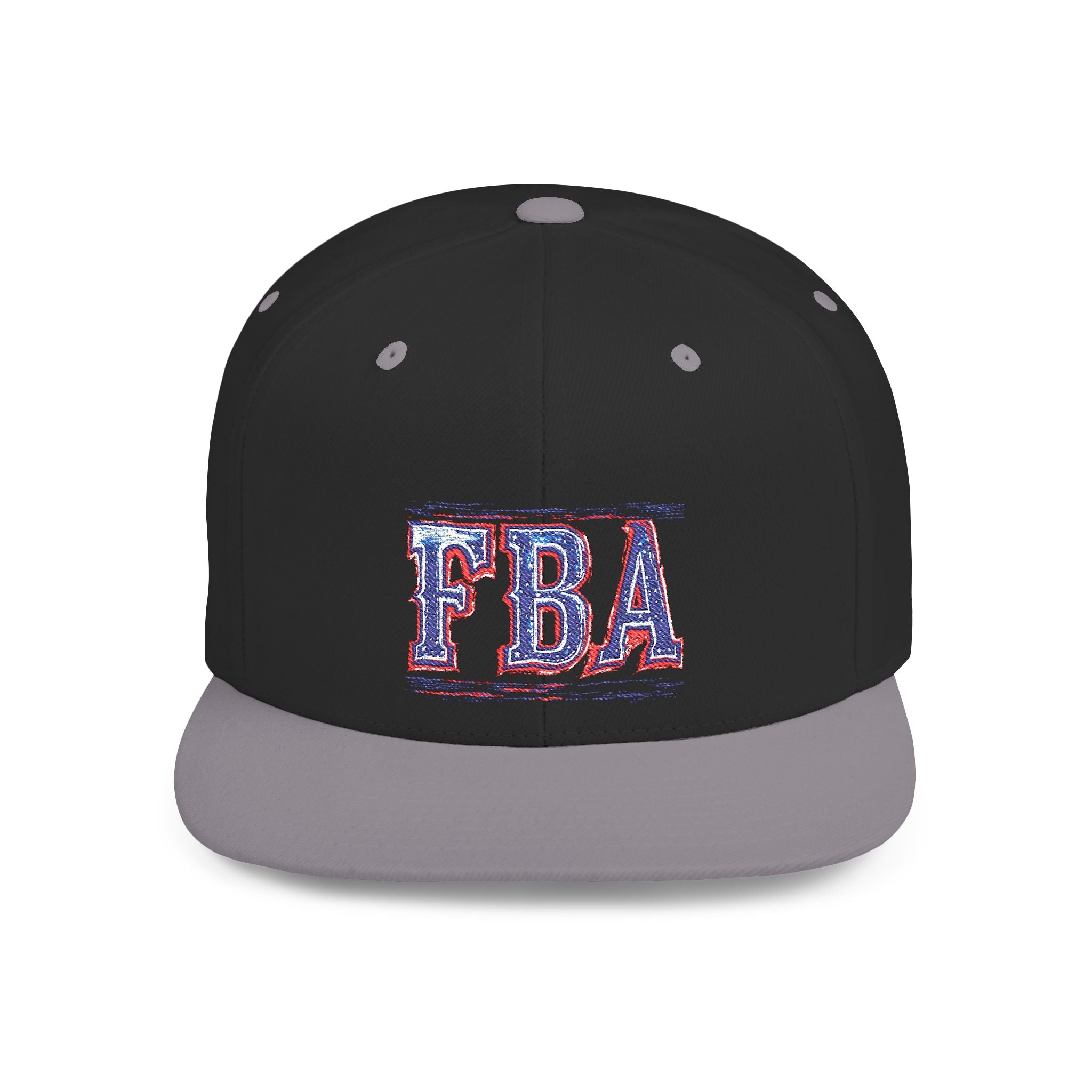 FBA- Distressed Patch Snapback Hat