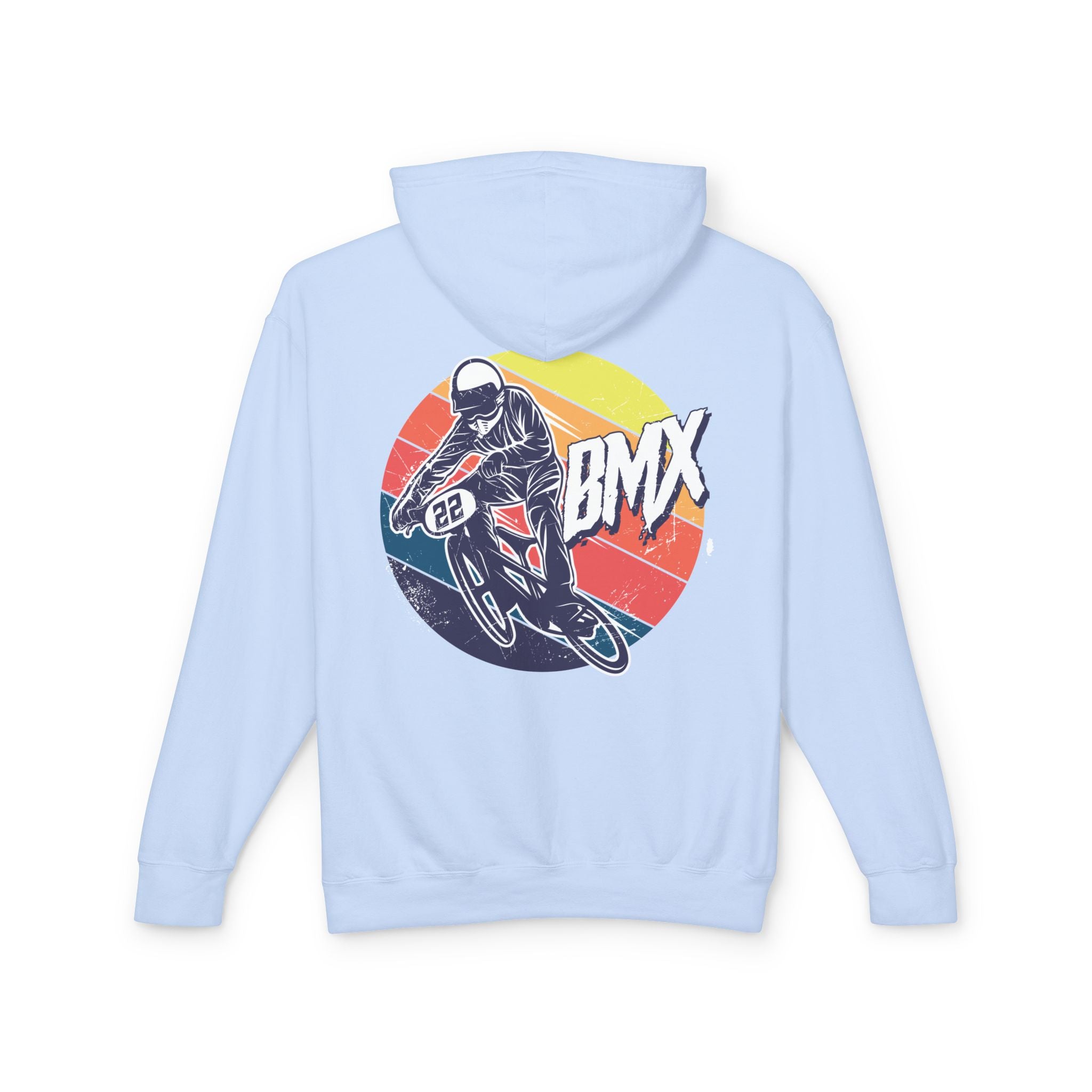 Rad- BMX Vintage Rider Hoodie — Retro BMX Sweatshirt for Cyclists & Fans