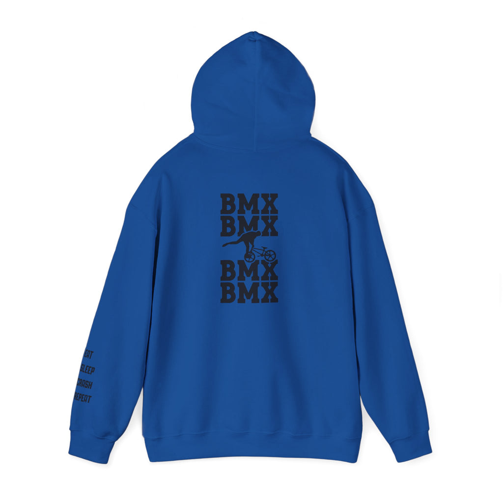 Rad-BMX Rider Hoodie — BMX Stunt Silhouettes Pullover for Riders & Fans