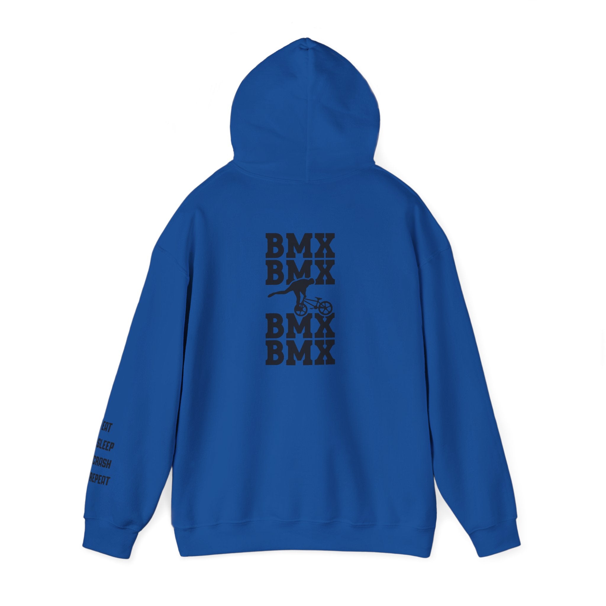 Rad-BMX Rider Hoodie — BMX Stunt Silhouettes Pullover for Riders & Fans