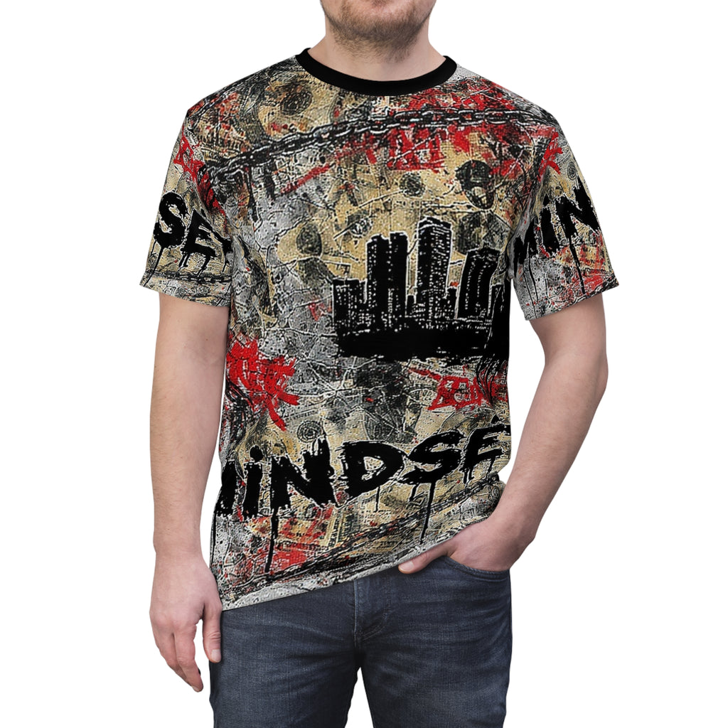 Mindset- Urban Graffiti Mindset Tee — All-Over Print Streetwear