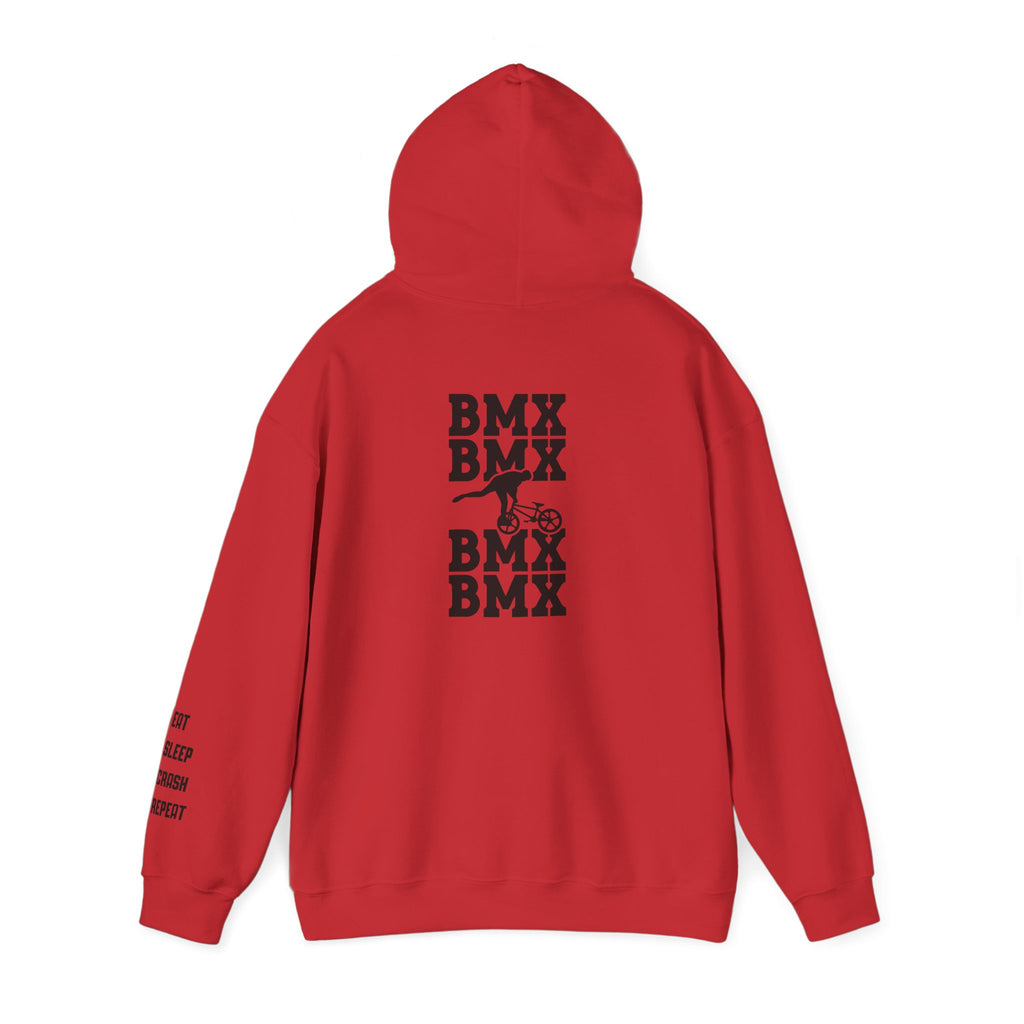 Rad-BMX Rider Hoodie — BMX Stunt Silhouettes Pullover for Riders & Fans