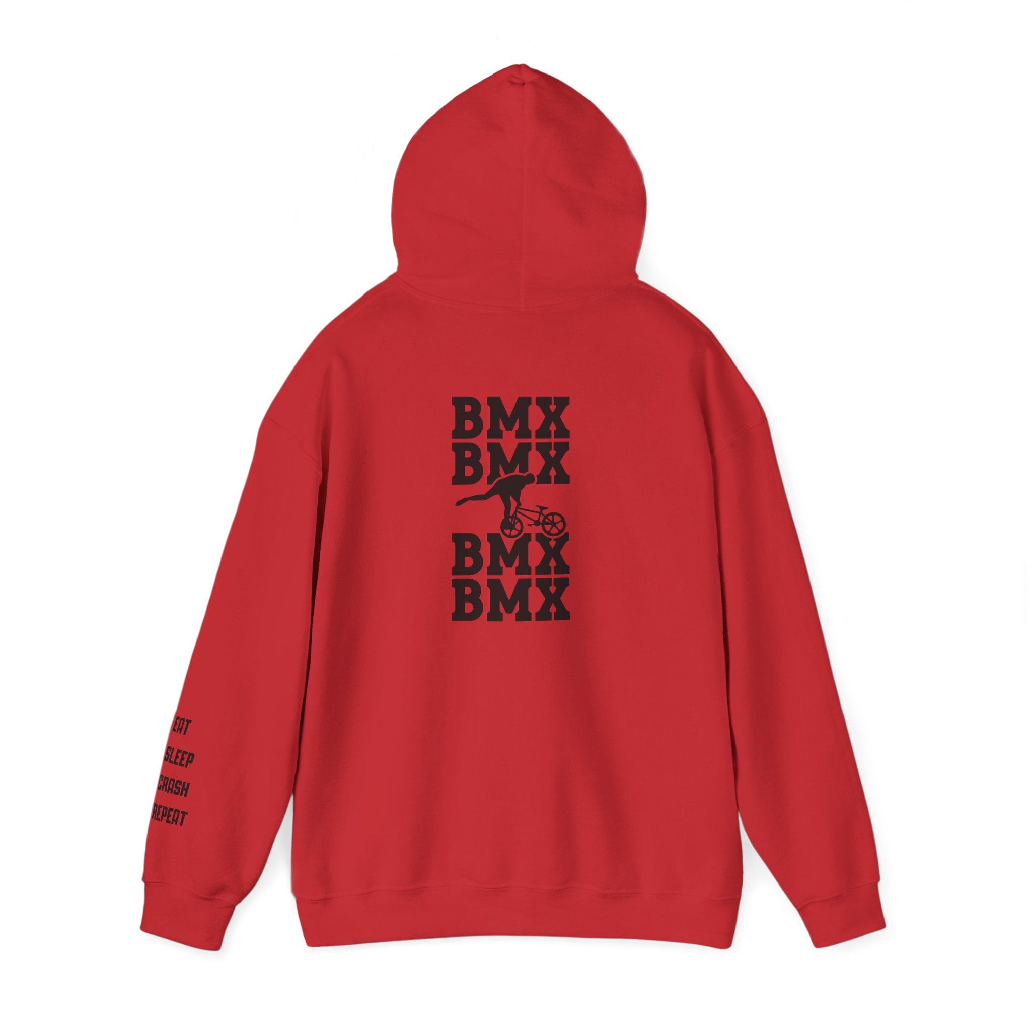 Rad-BMX Rider Hoodie — BMX Stunt Silhouettes Pullover for Riders & Fans