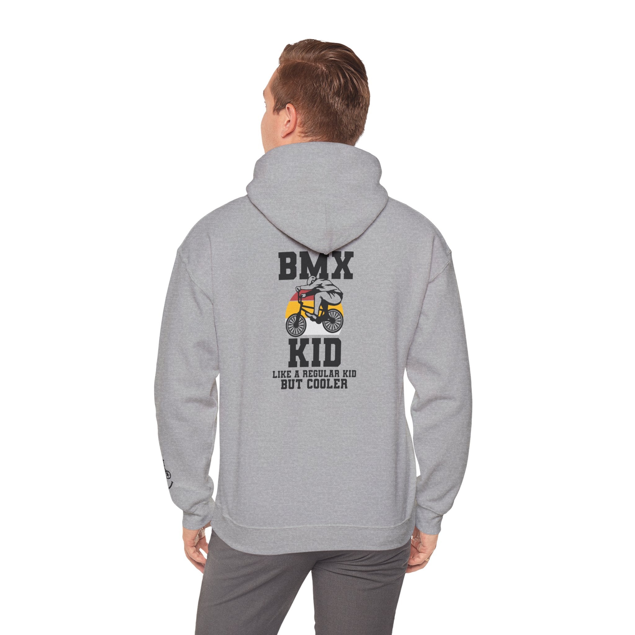 Rad-BMX Kid Hoodie — "Like a Regular Kid But Cooler" Youth BMX Pullover