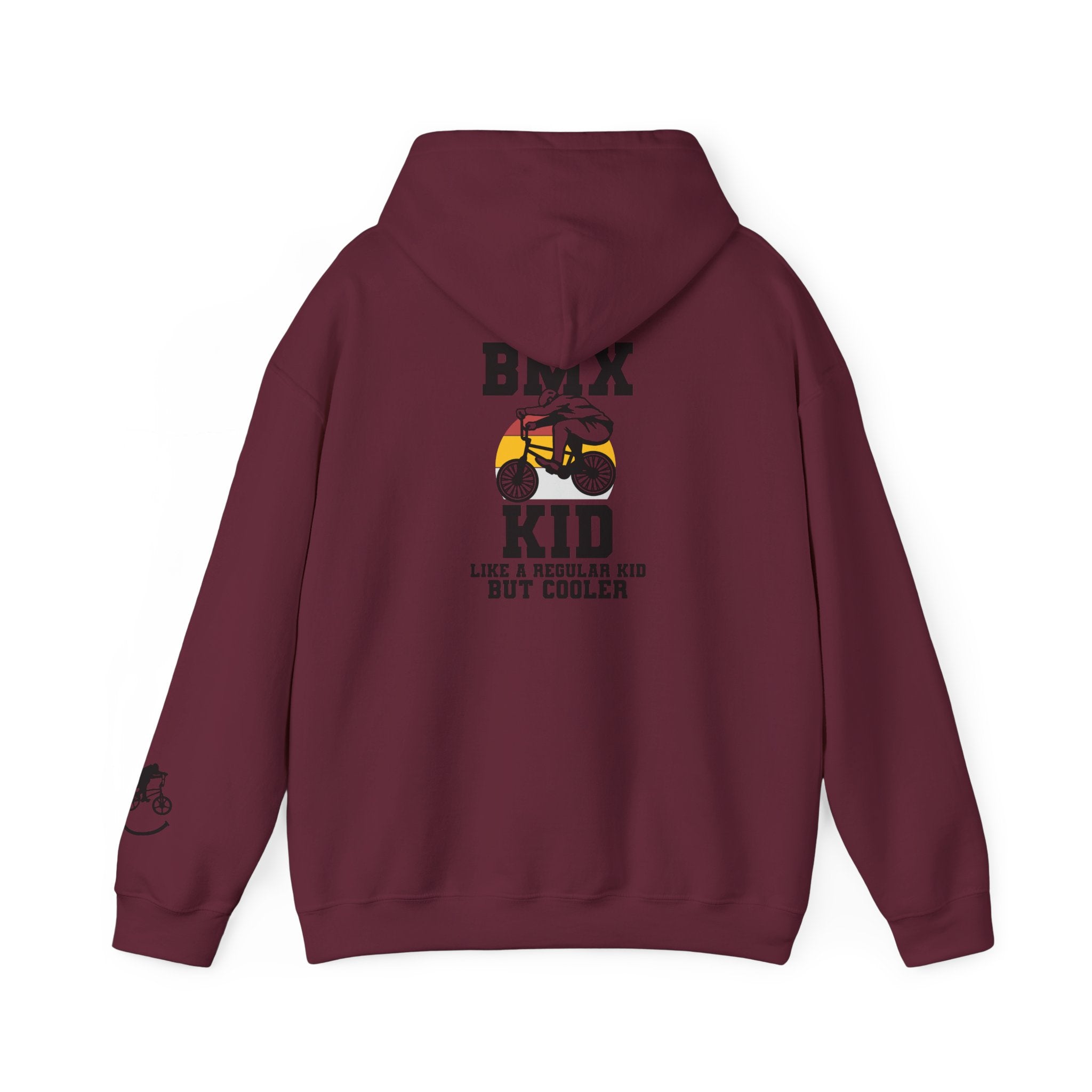 Rad-BMX Kid Hoodie — "Like a Regular Kid But Cooler" Youth BMX Pullover