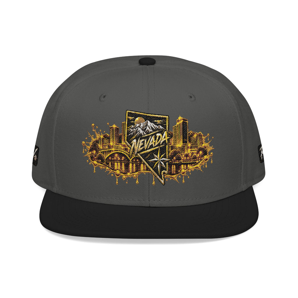Hat-Embroidered City Gold Snapback Hat