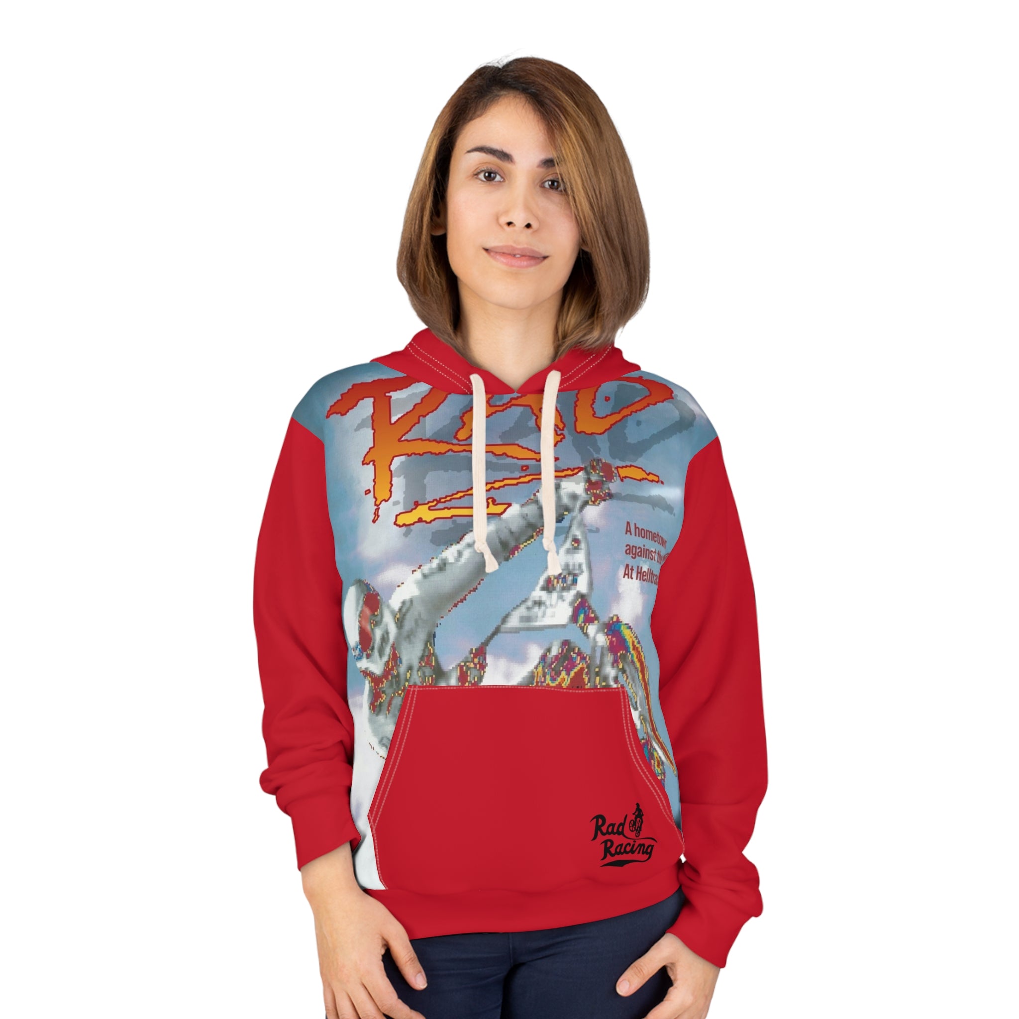 Rad- Hoodie — Retro 80s Graphic Pullover